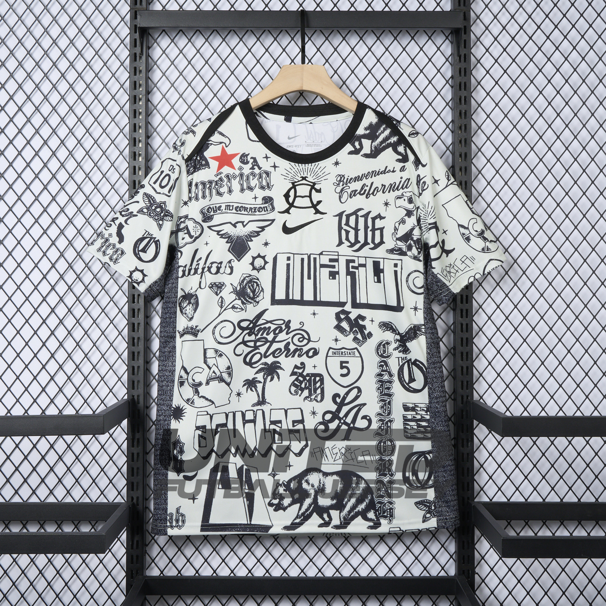 Club América 24-25 Pre-match 2 White Training Jersey - Fans Version - ReplicasJersey