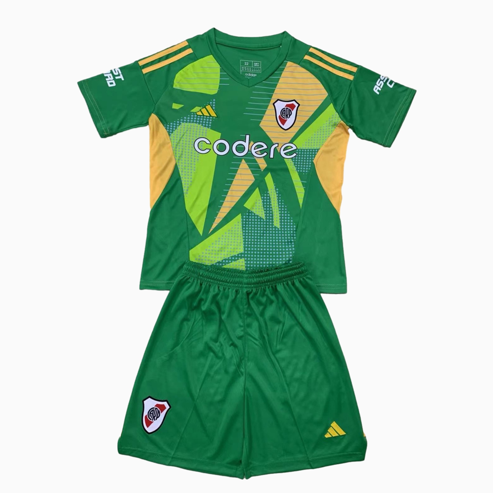 River Plate 24-25 Fruit Green Goalkeeper Kids Kit - ReplicasJersey