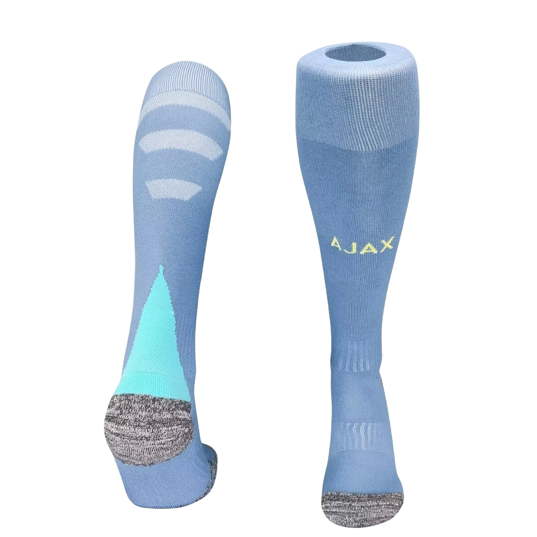 Ajax 24-25 Away Socks - Blue - ReplicasJersey