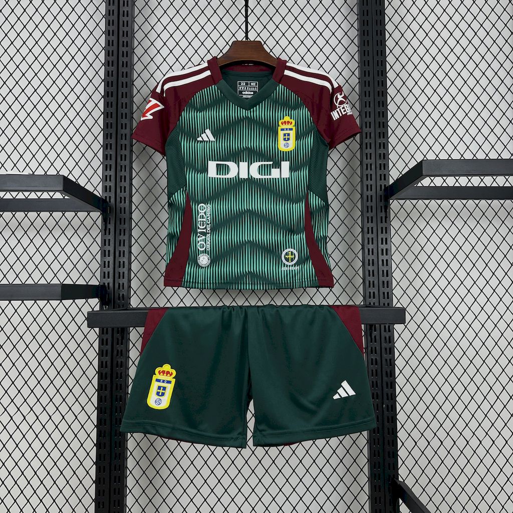 Real Oviedo 24-25 Third Kids Kit - ReplicasJersey