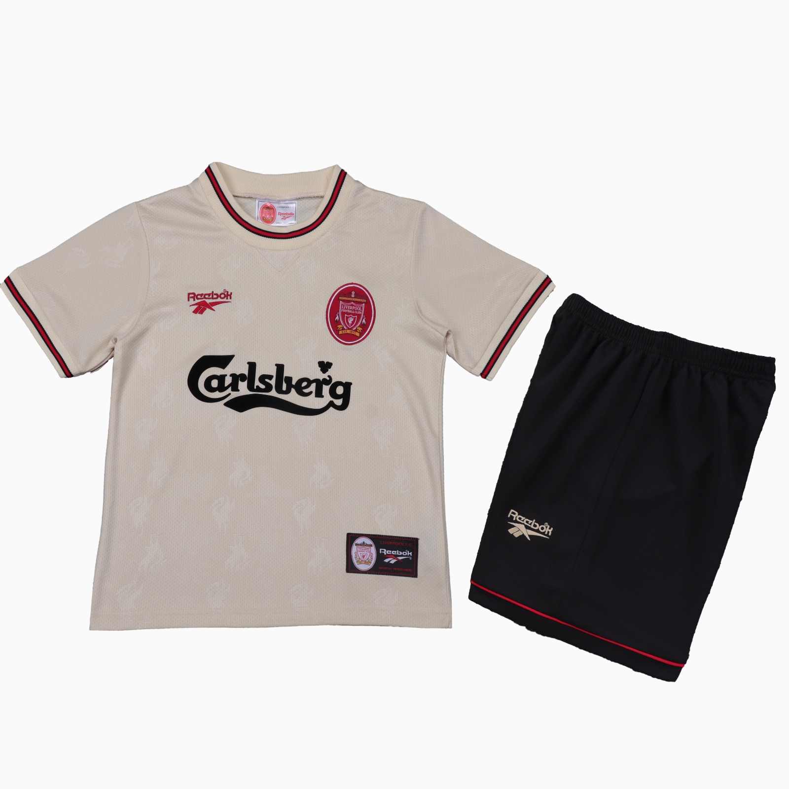Retro Liver.pool 1996-97 Away Kids Kit - ReplicasJersey