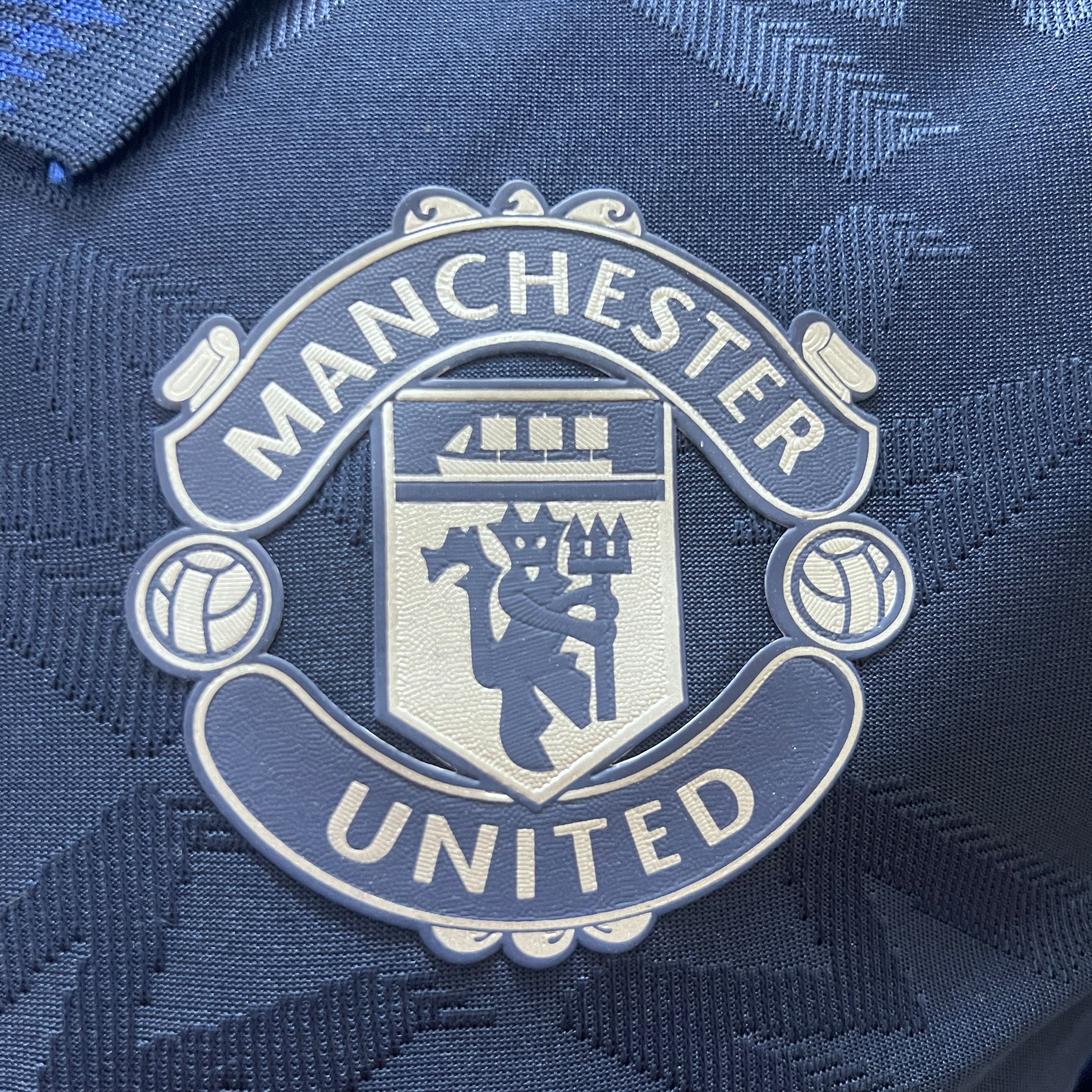 Manchester United 24-25 Away Long Sleeve Jersey - Player Version - ReplicasJersey