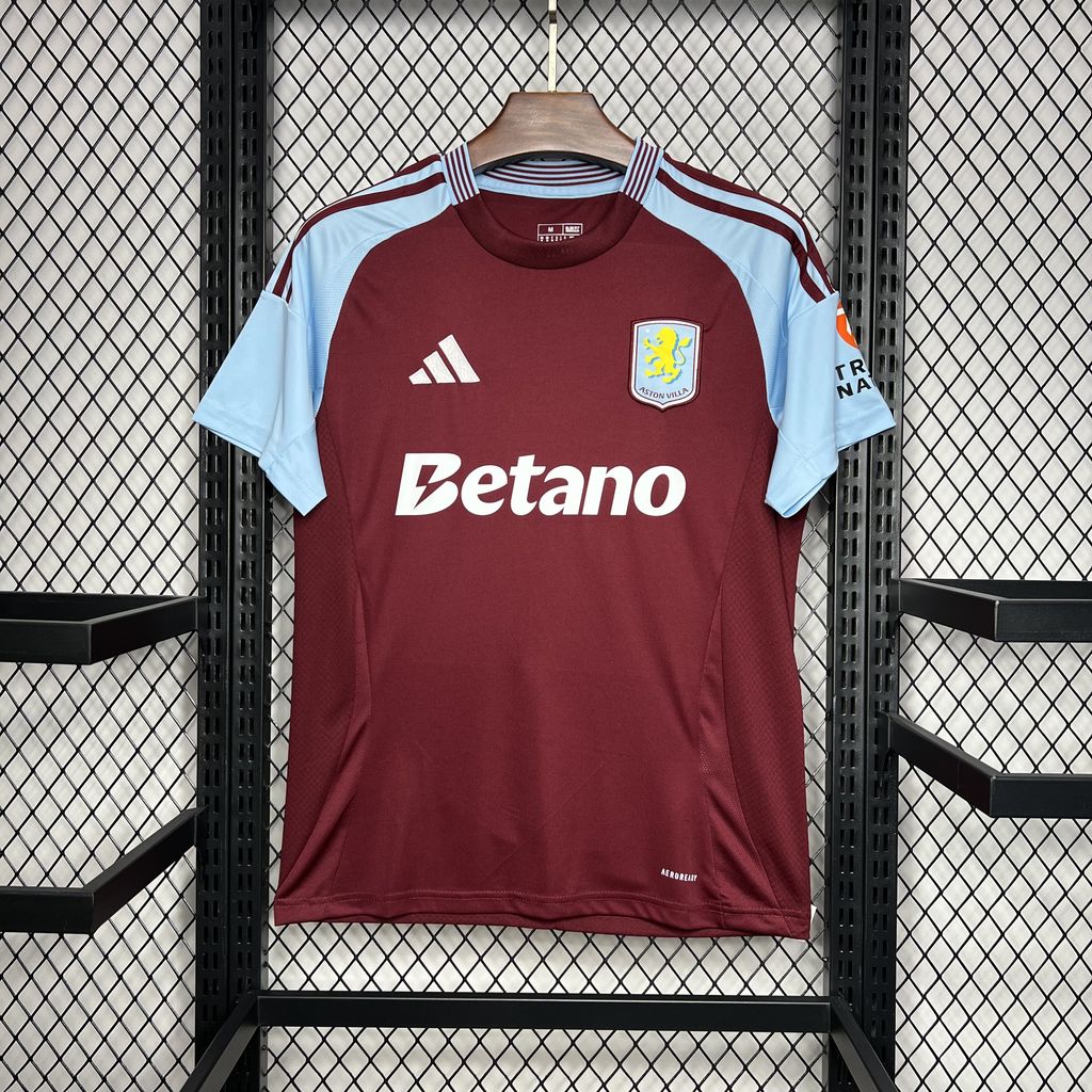 Aston Villa 24-25 Home Stadium Jersey - Fans Version - ReplicasJersey