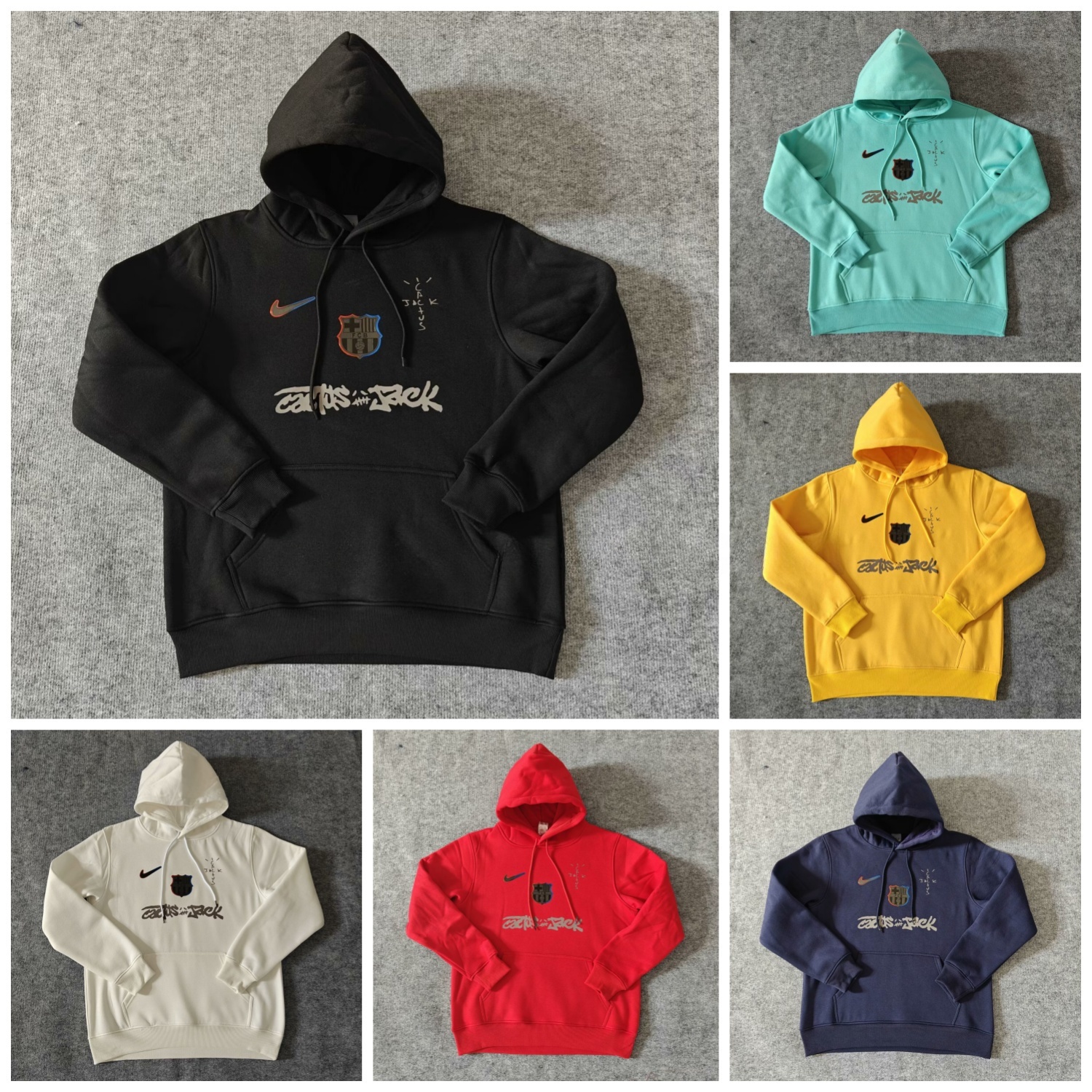 B.A.R.S.A x Travis Scott Team Logo Centered Unisex Pullover Hoodie - ReplicasJersey