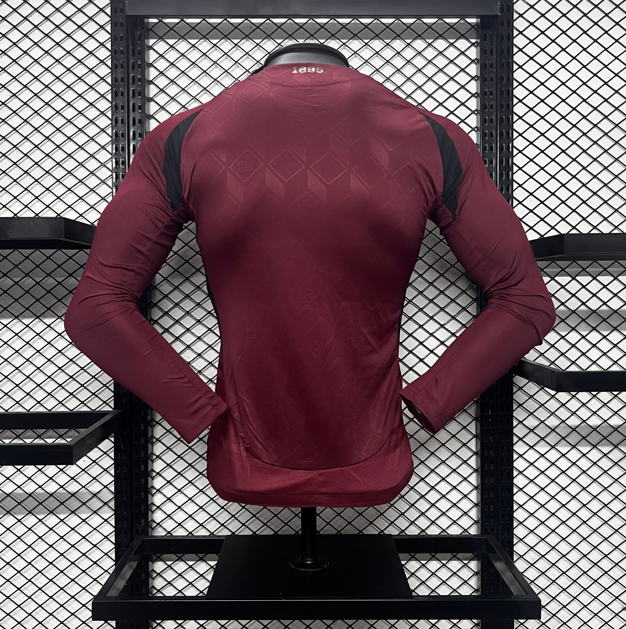Belgium 2024 Home Stadium Long Sleeve Jersey - Player Version - ReplicasJersey