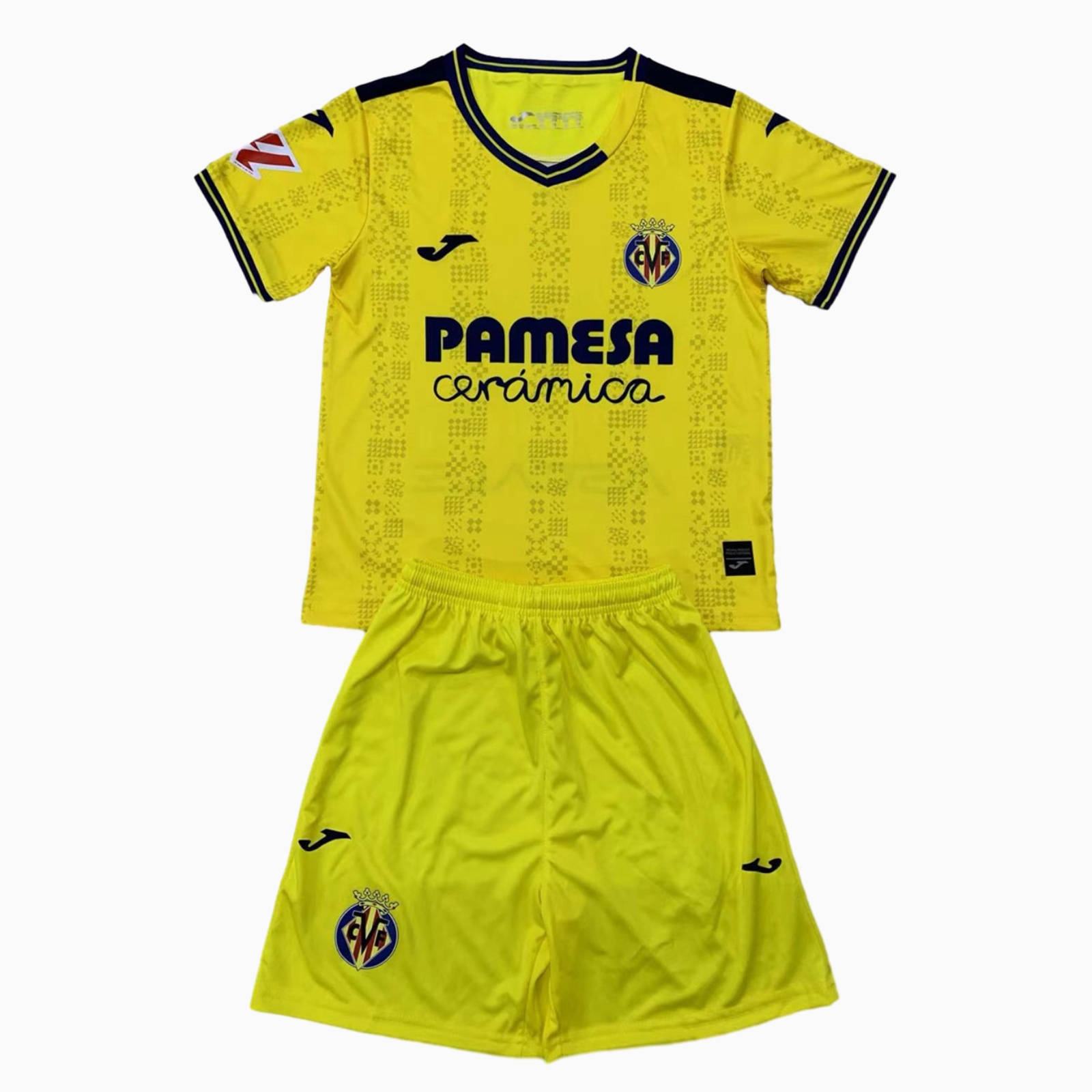 Villarreal 24-25 Home Men's Adult Jersey Set - Fans Version - ReplicasJersey