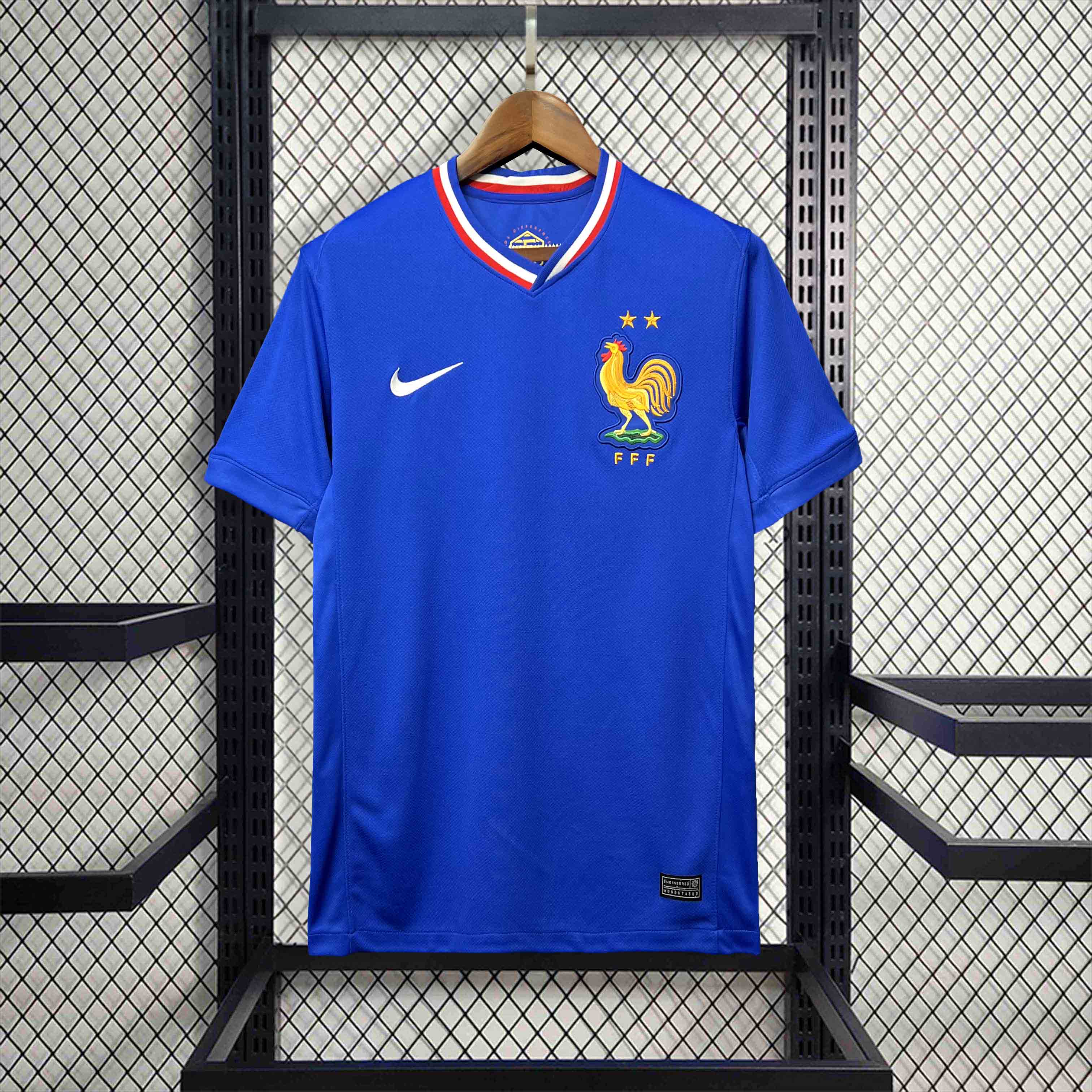 France 2024 Home Stadium Jersey - Fans Version - ReplicasJersey