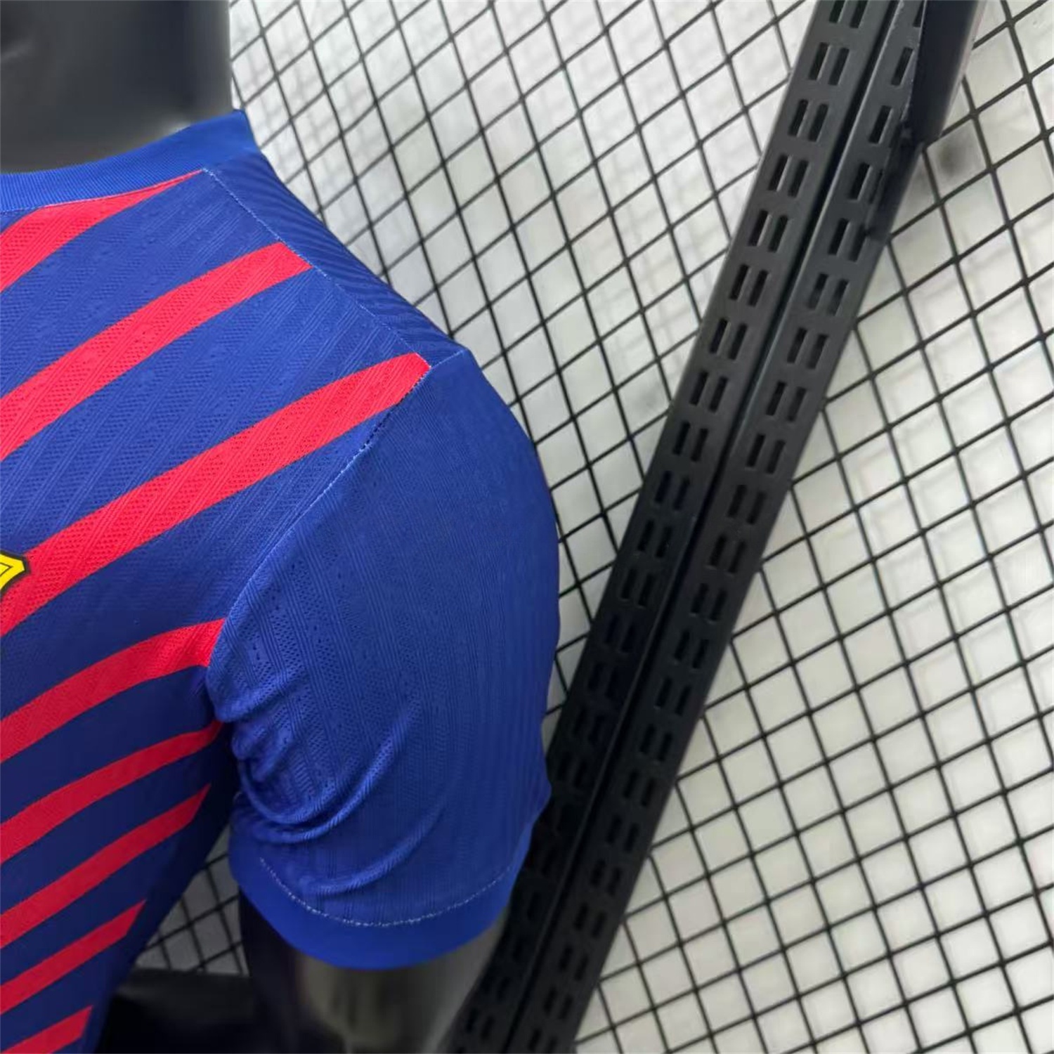 B.A.R.S.A 25-26 One Piece Red Silhouette Special Blue Jersey - Player Version - ReplicasJersey