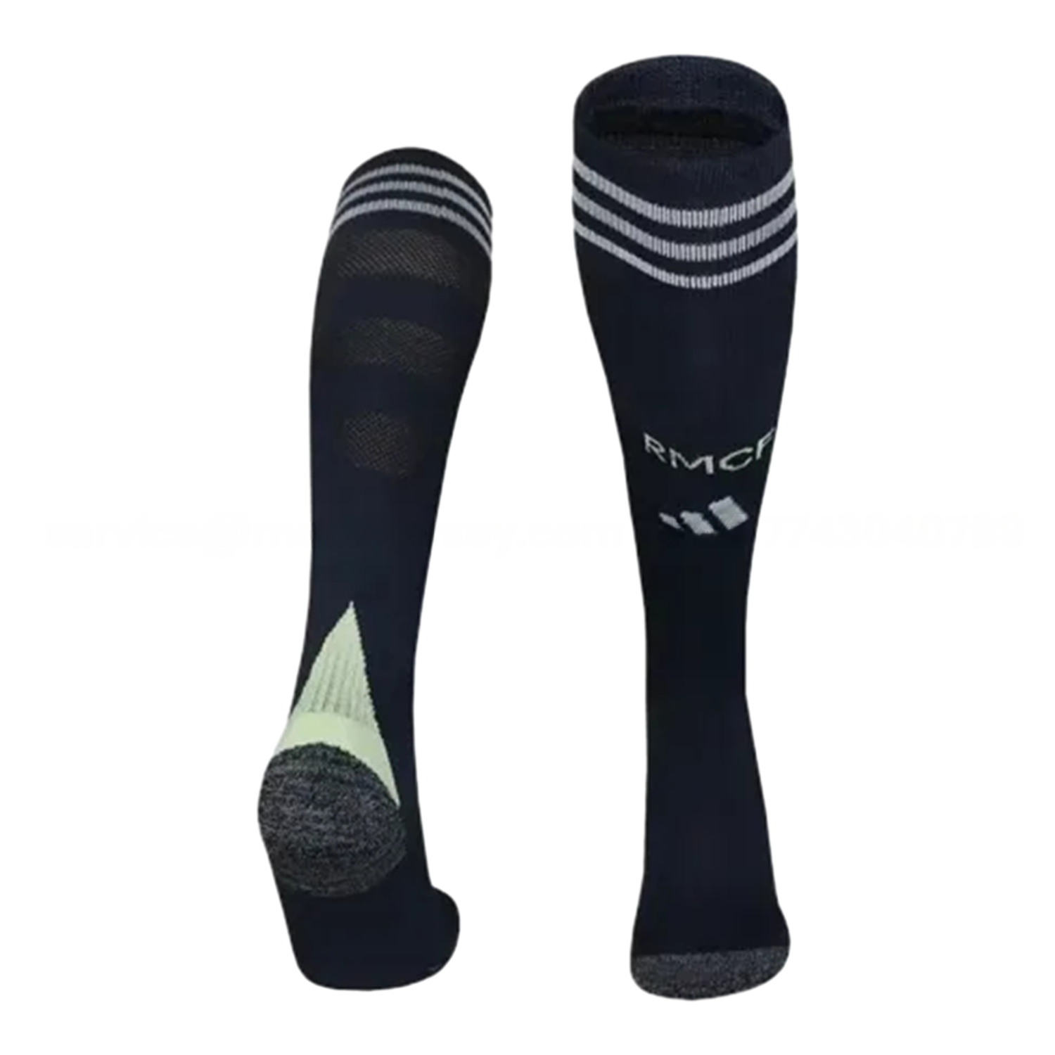 Real Madrid 25-26 Away Socks - Black - ReplicasJersey