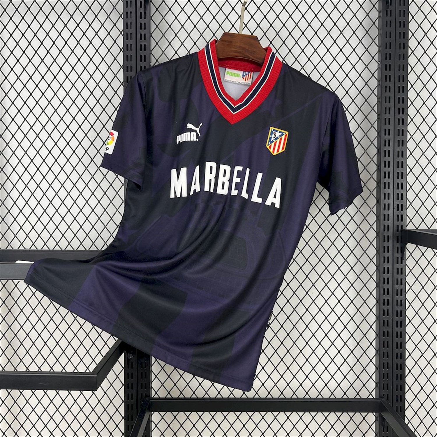 Retro Atletico Madrid 1995-96 Third Jersey - ReplicasJersey
