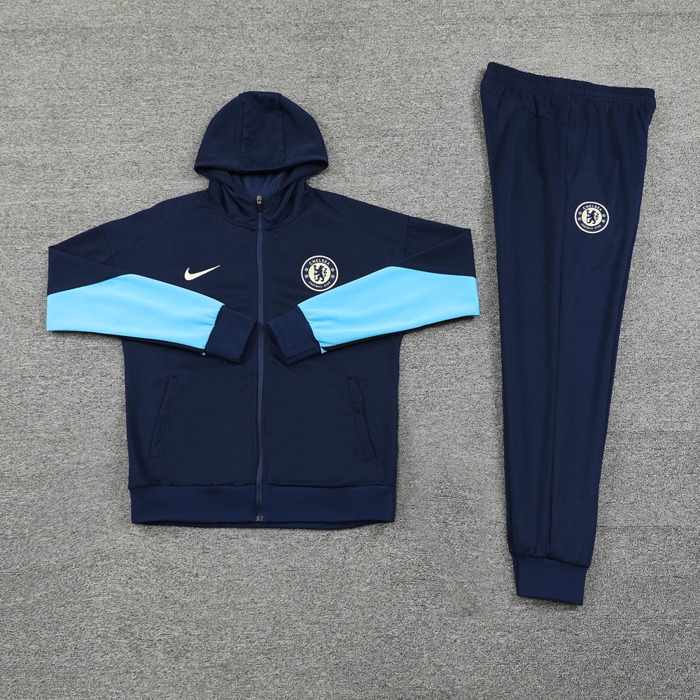 C.H.E.L.S.E.A 24-25 Jacket Training Tracksuit - Deep Blue - ReplicasJersey