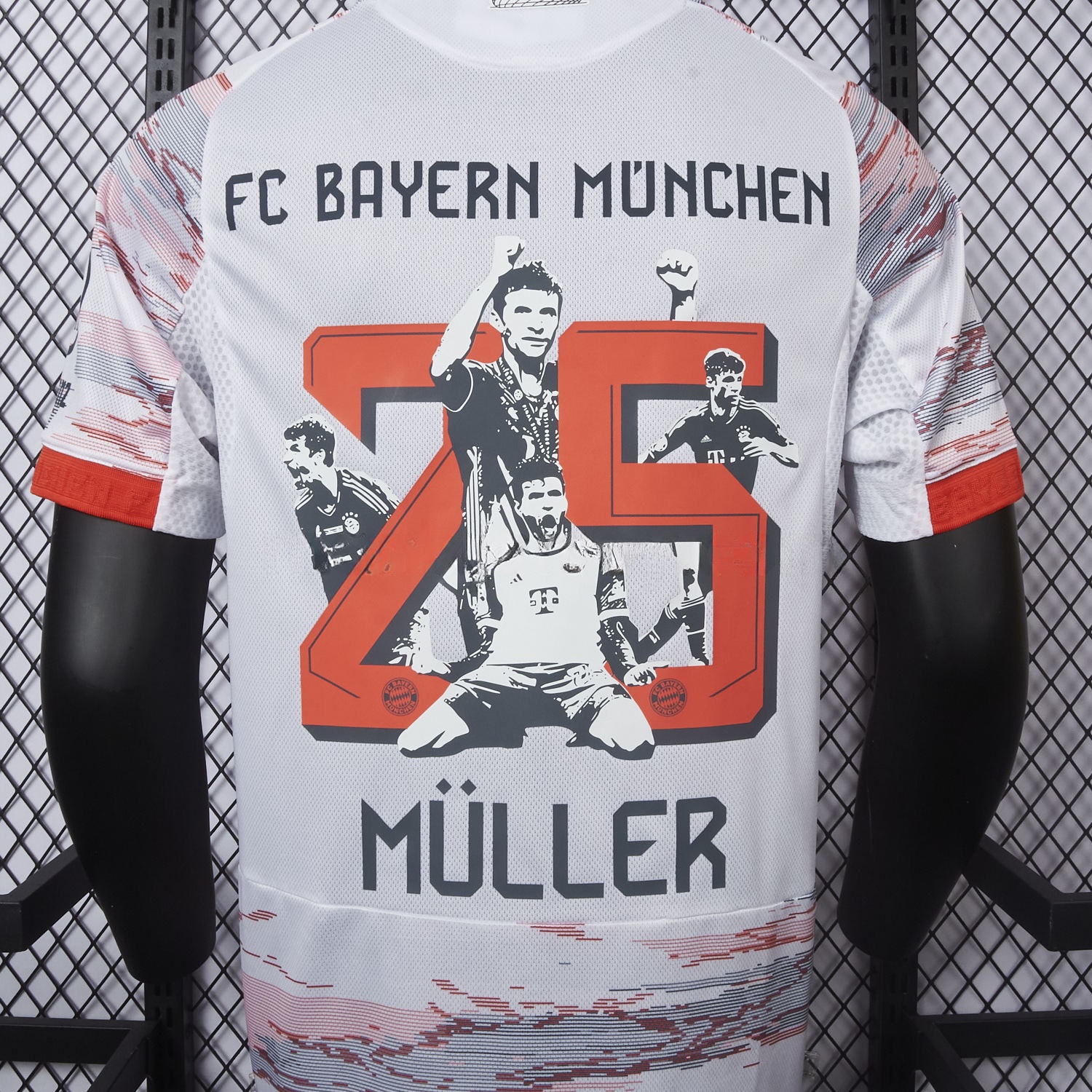 【MÜLLER 25 Pattern】Bayern Munich 25-26 Away Jersey - Player Version - ReplicasJersey
