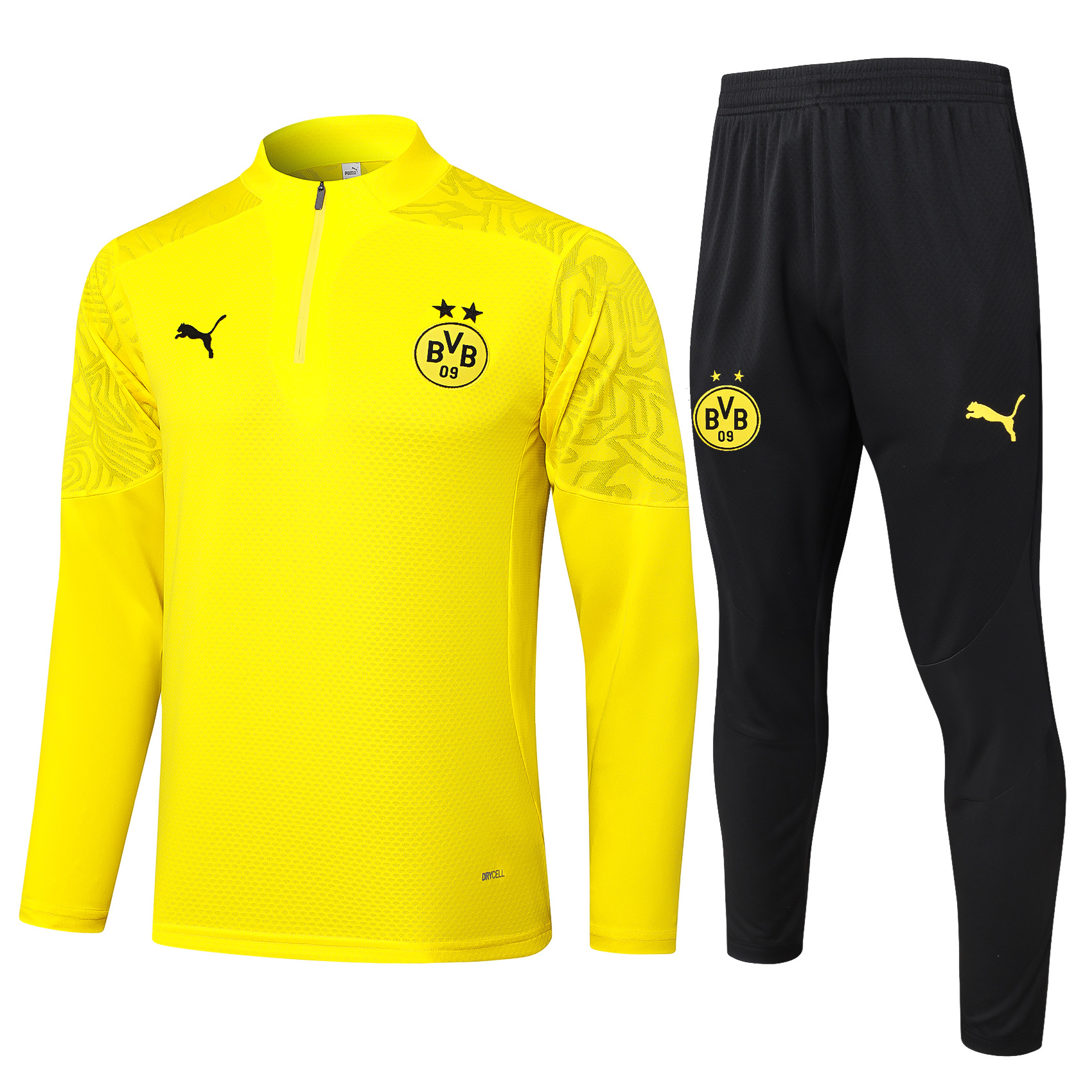 Dortmund 24-25 Long Sleeve Training Set - Player Version - Yellow - ReplicasJersey