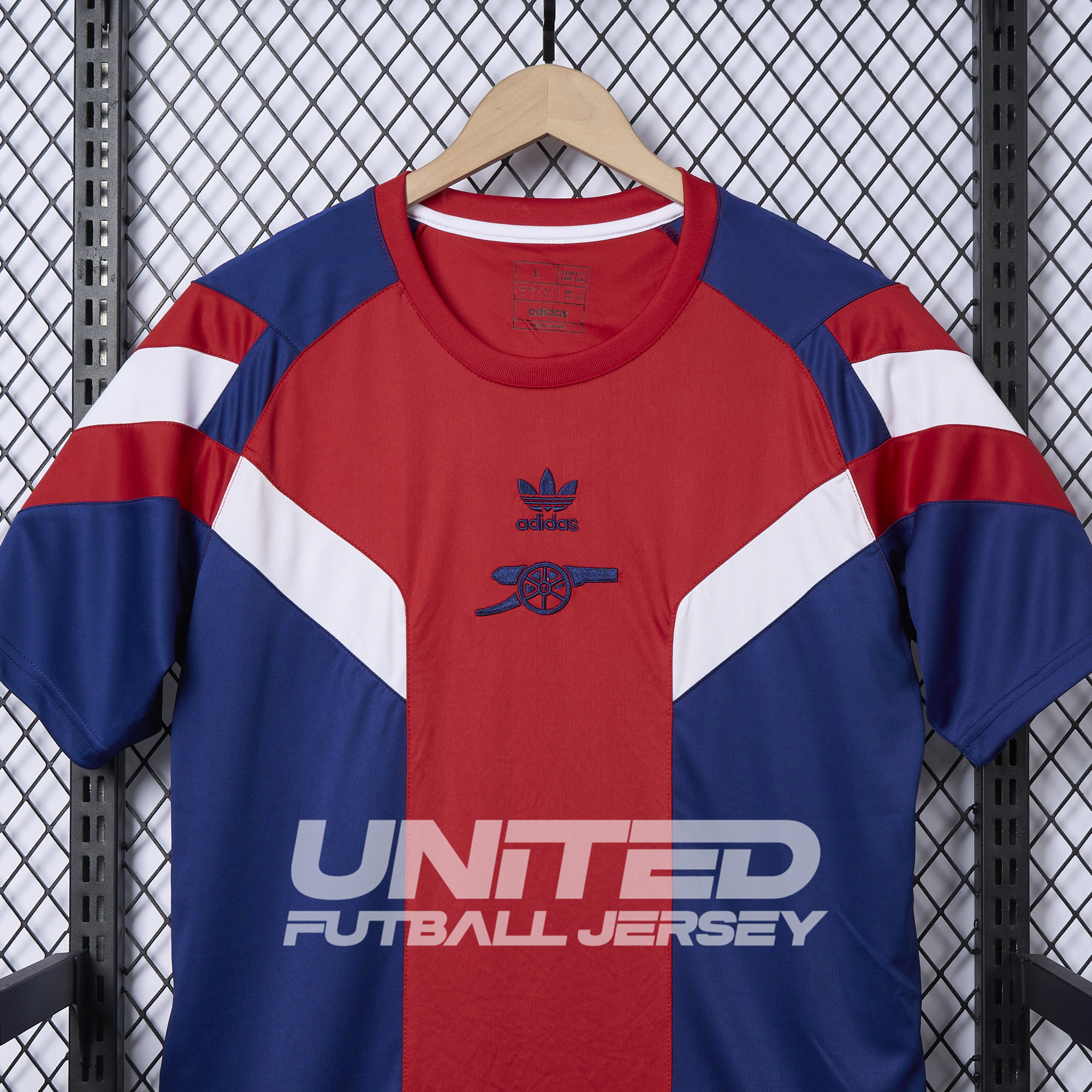 Arsenal 24-25 Originals LFSTLR Purple and Red Jersey - Fans Version - ReplicasJersey