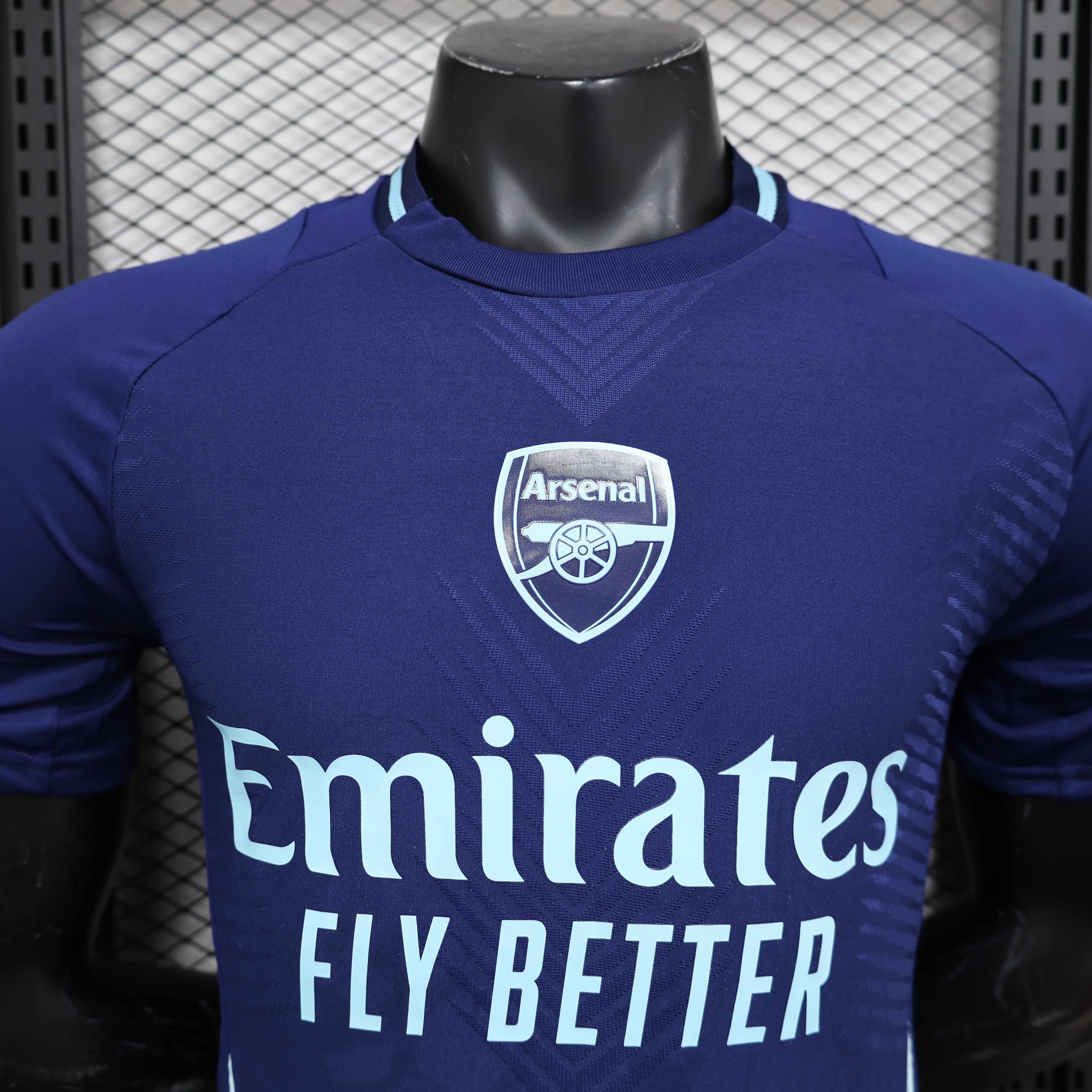 Arsenal 24-25 Blue Pre-match Training Jersey - Player Version - ReplicasJersey