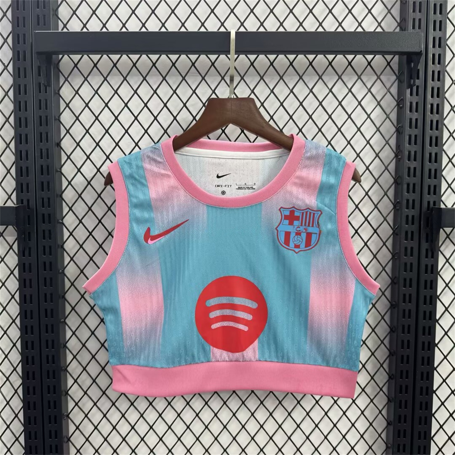 Women's B.A.R.S.A 25-26 Blue Pink Yoga Vest - ReplicasJersey