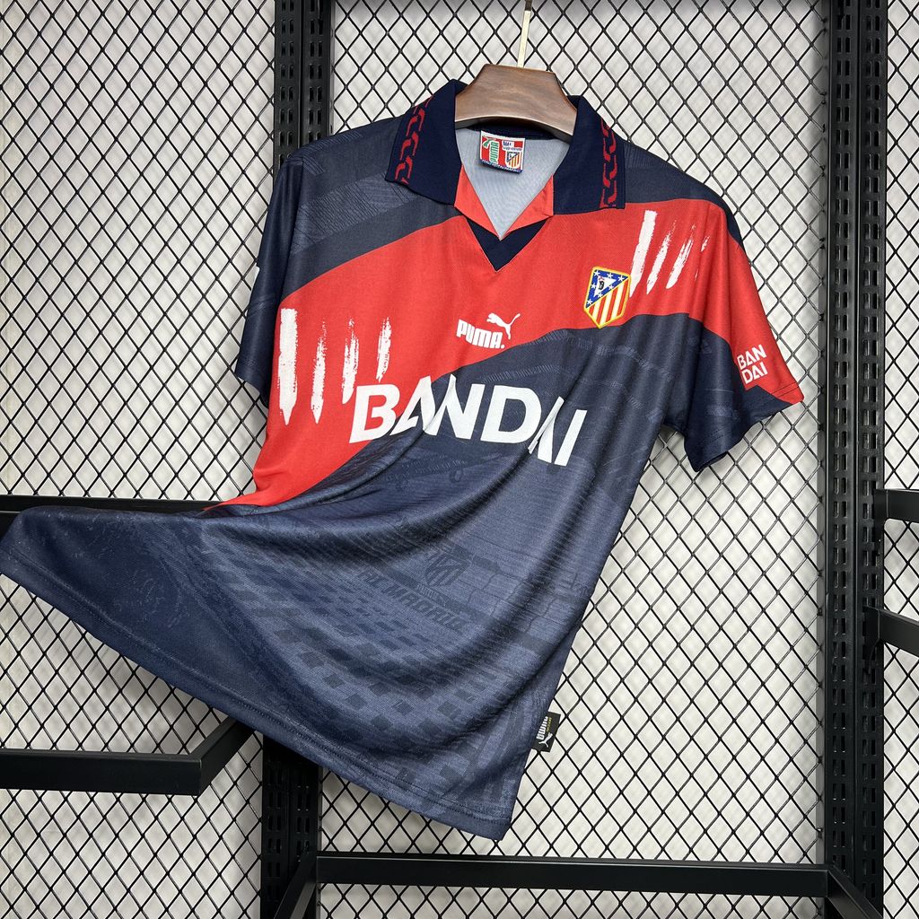 Retro Atletico Madrid 1996-97 Away Jersey - ReplicasJersey
