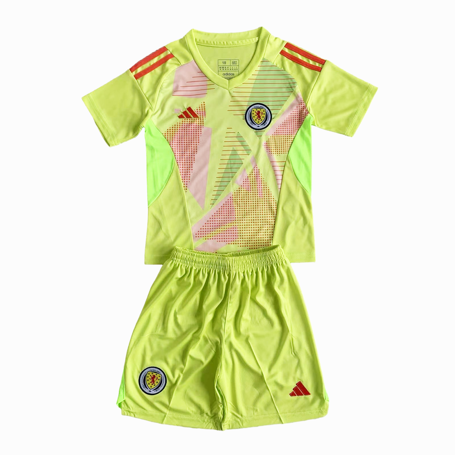 S-c-o.t l.a-n.d 2024 Goalkeeper Kids Kit - Green - ReplicasJersey