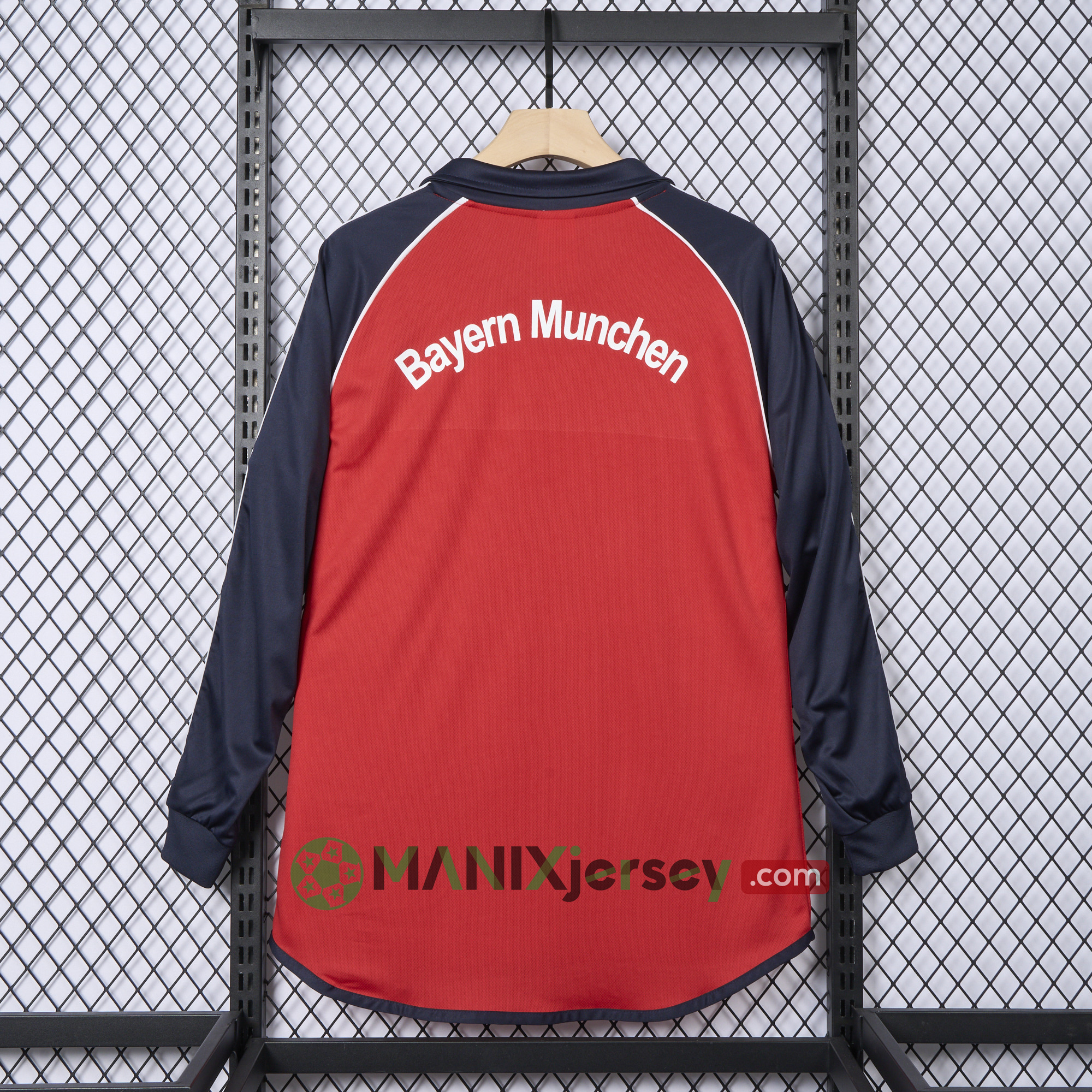 Retro Bayern Munich 2000-01 Home Long Sleeve Jersey - ReplicasJersey