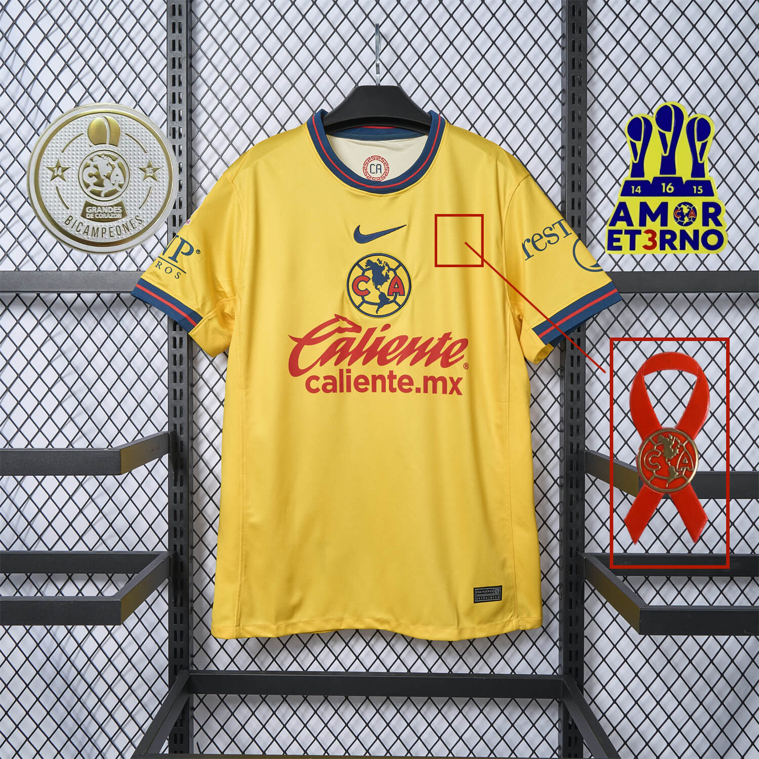 【New Patch】Club América 24-25 Home Stadium Jersey - Fans Version - ReplicasJersey