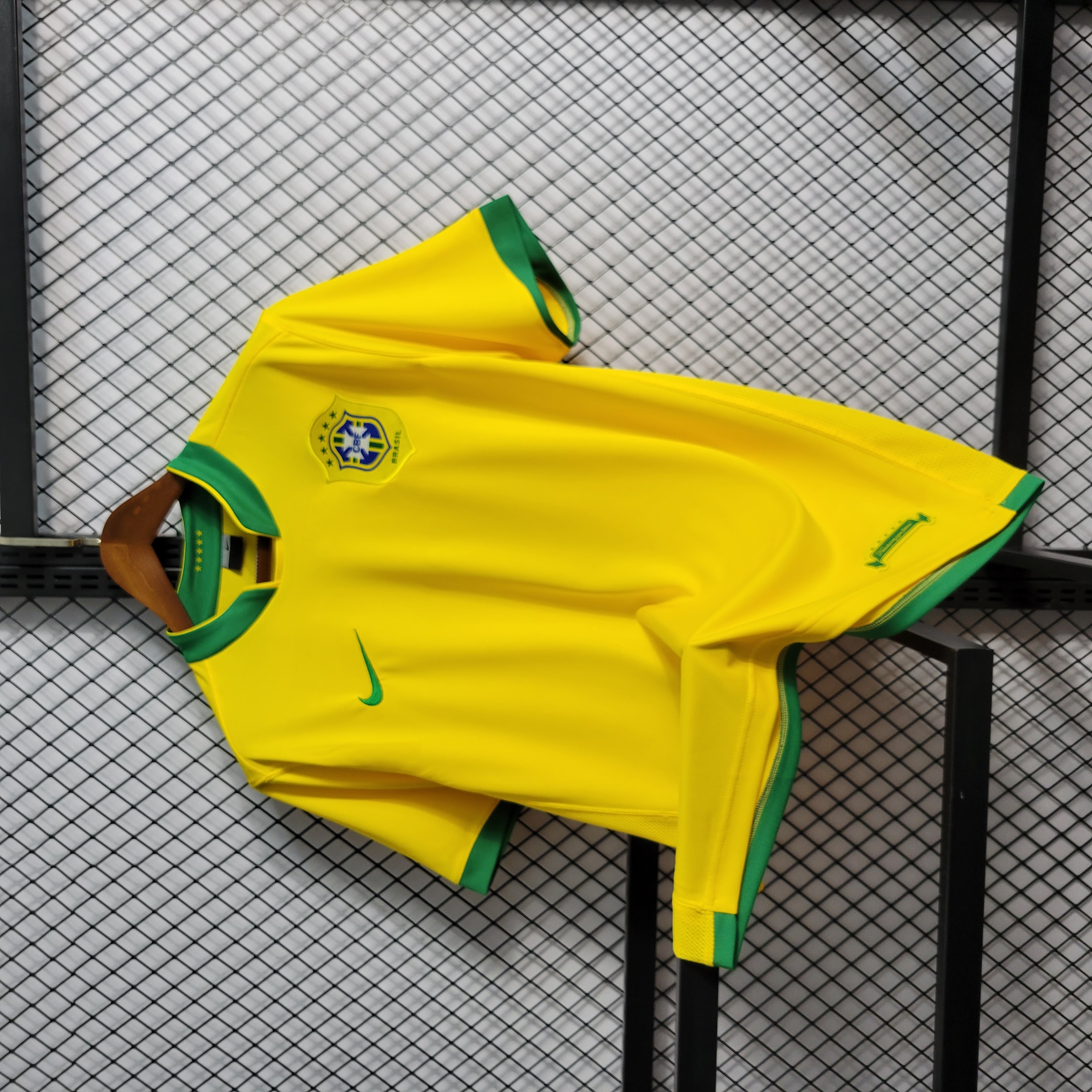 Retro Brazil 2006 Home Stadium Jersey - ReplicasJersey