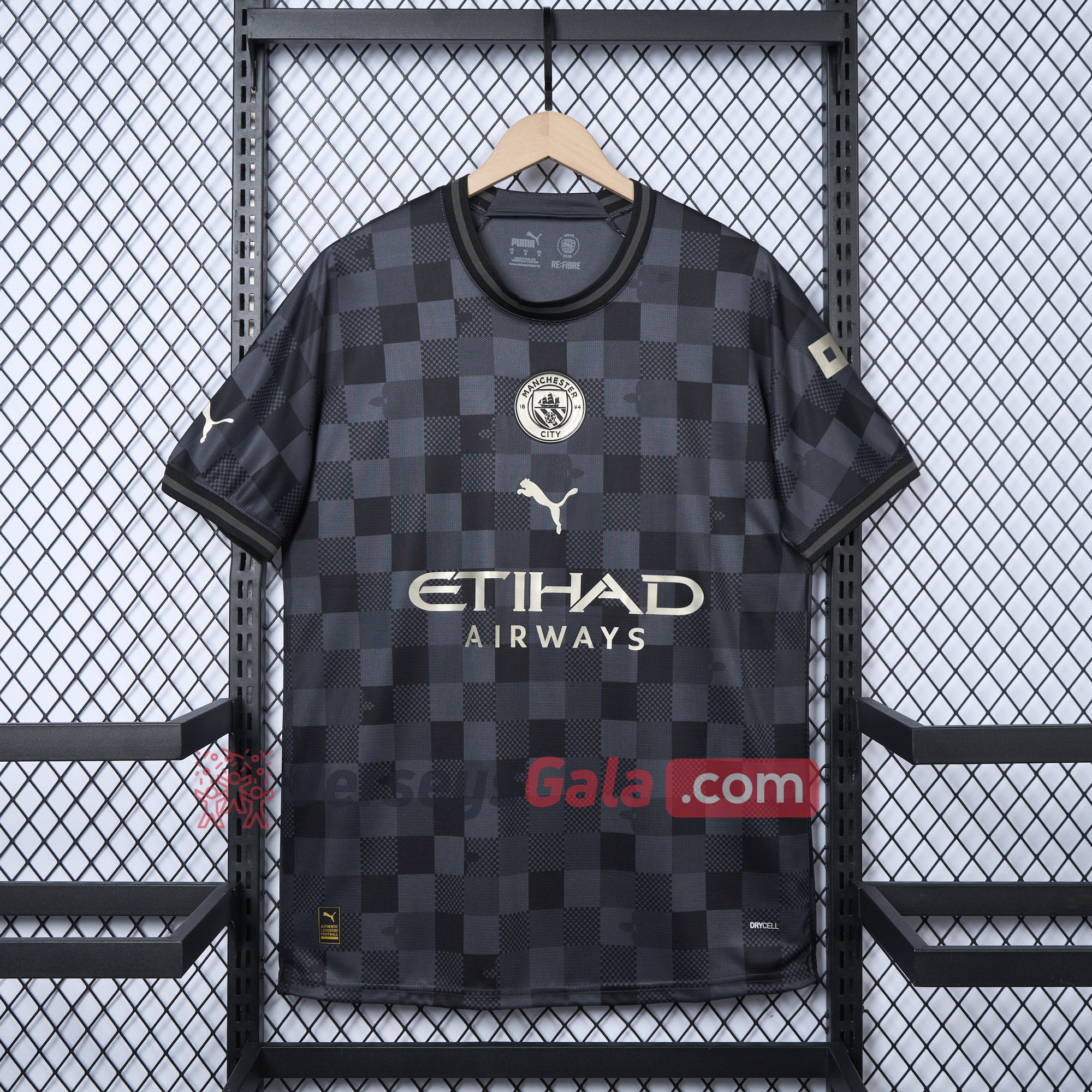 Manchester City 24-25 Black 130th Anniversary Jersey - Fans Version - ReplicasJersey