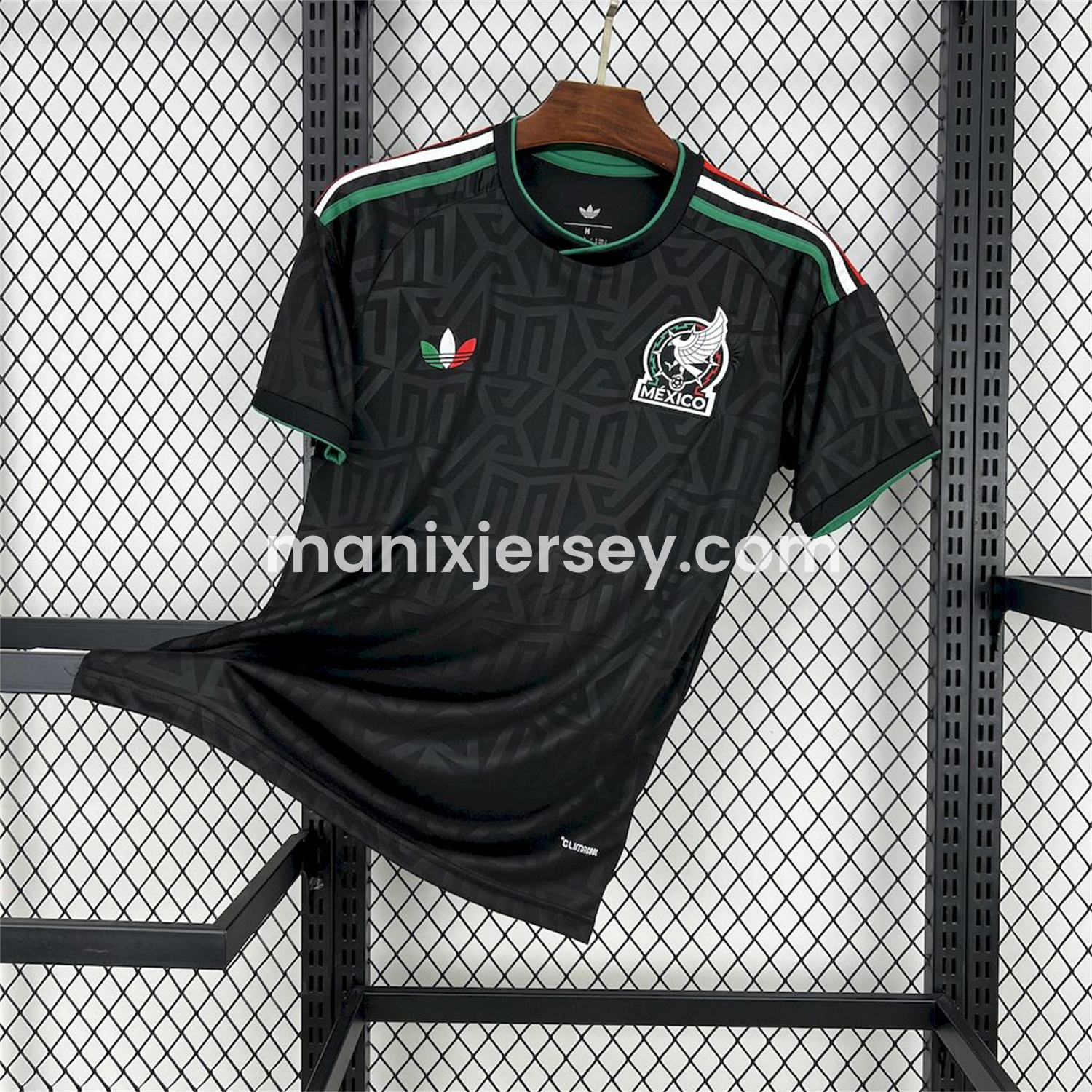 Mexico 25-26 Thire Colors Trefoil Black SpecialJersey - Fans Version - ReplicasJersey