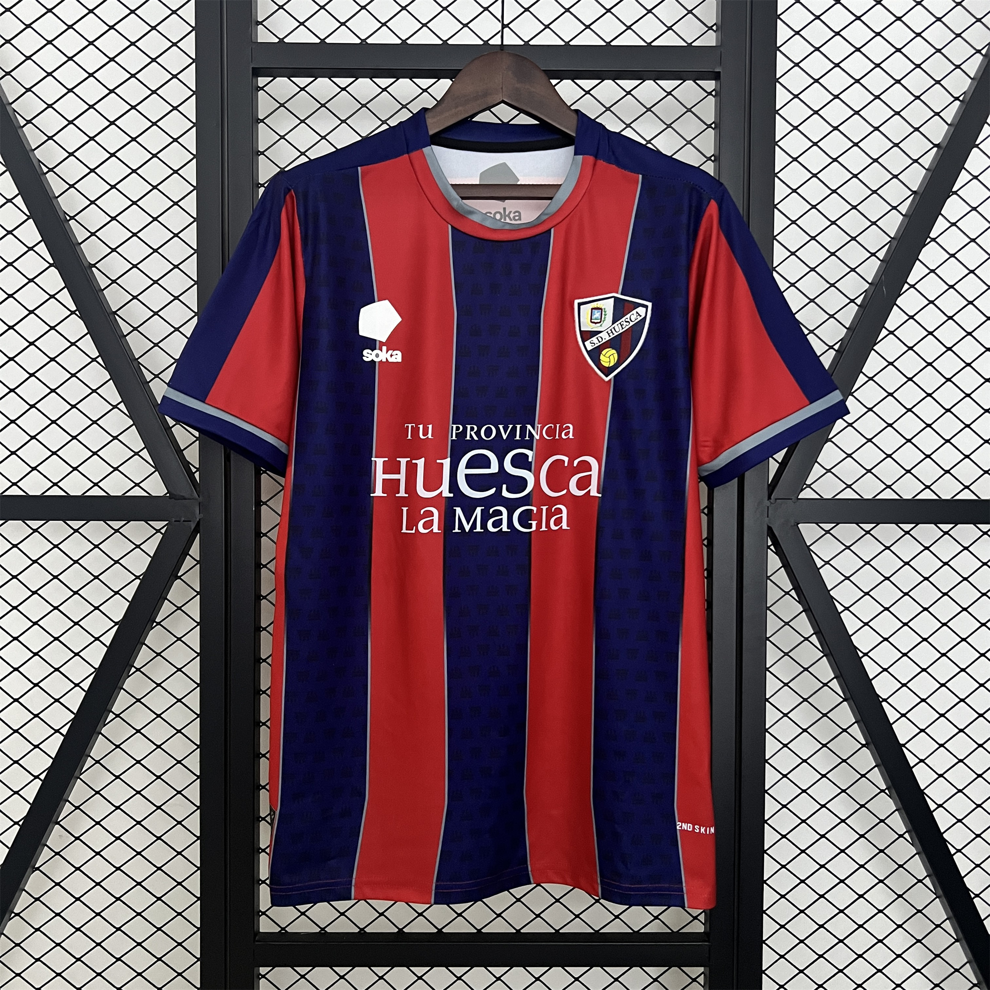 Huesca 24-25 Home Jersey - Fans Version - ReplicasJersey