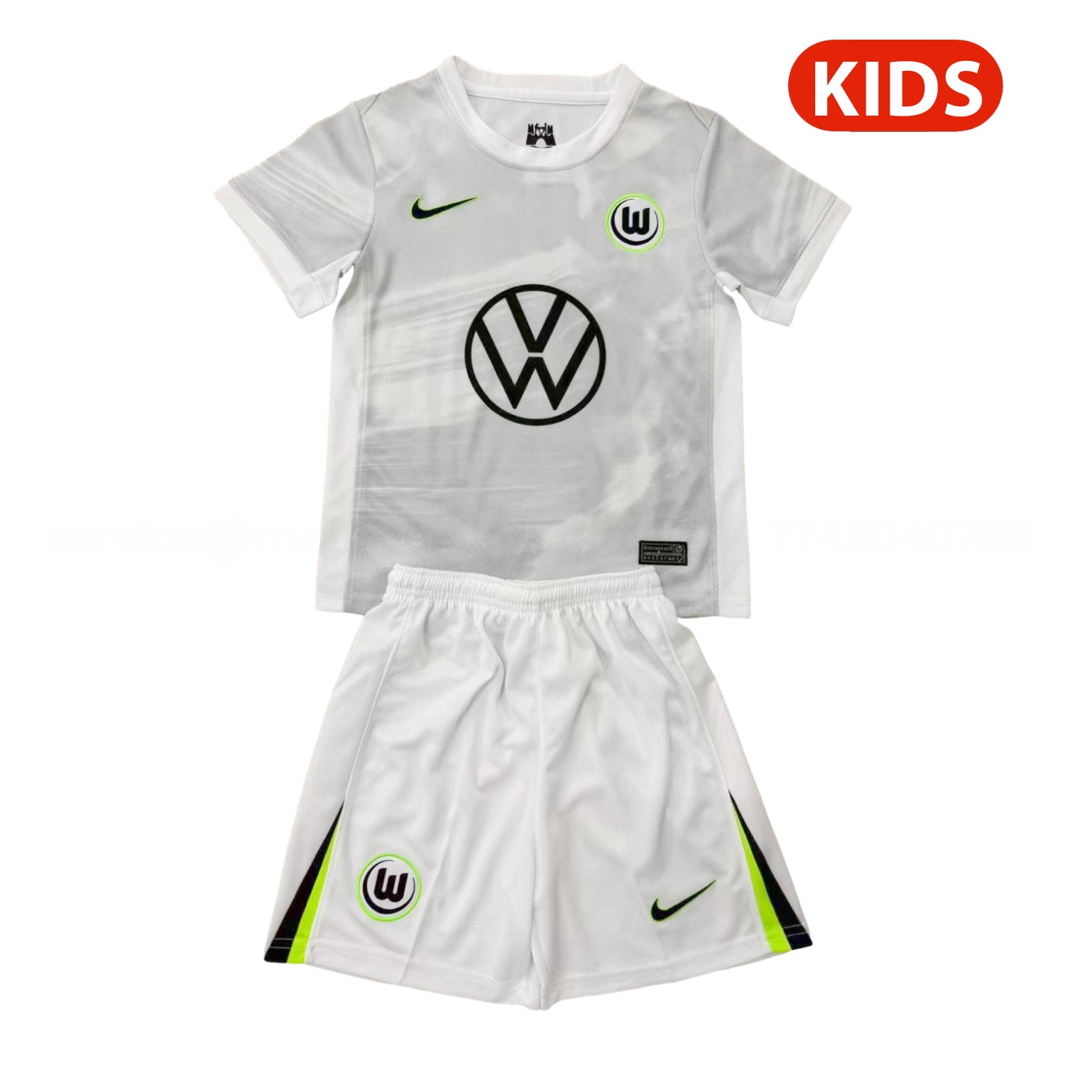 Wolfsburg 25-26 Away Kids Kit - ReplicasJersey