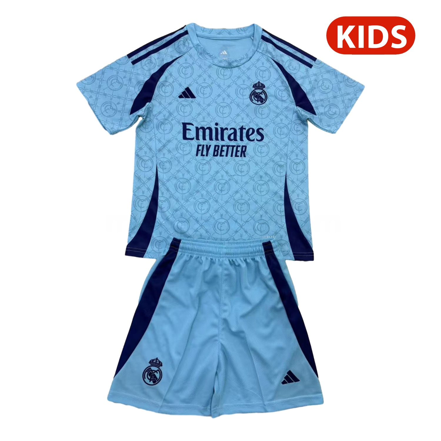 Real Madrid 25-26 Blue Concept Kids Kit - ReplicasJersey