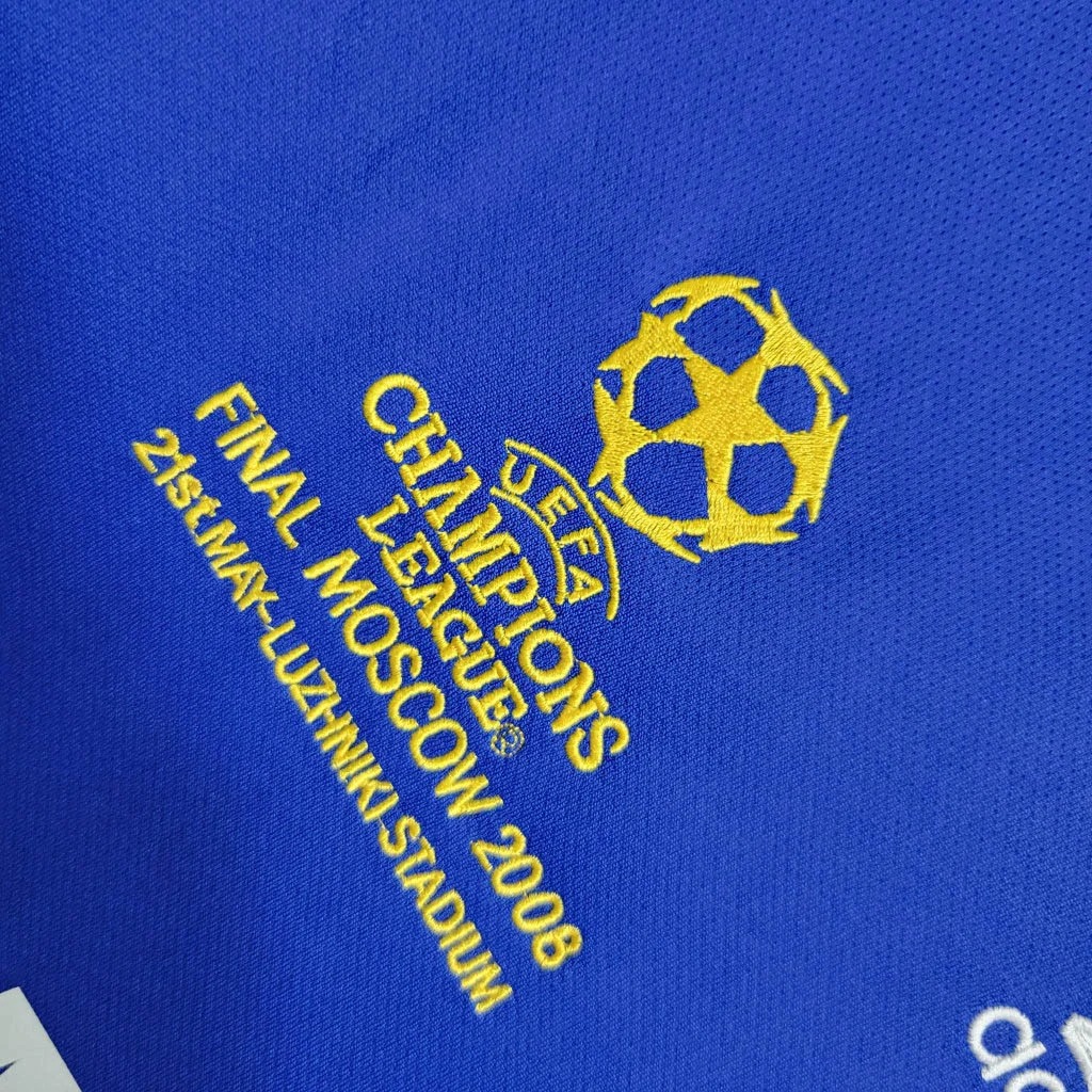 Retro CHELSEA 2007-08 Home Stadium Jersey - Champions League Final - ReplicasJersey