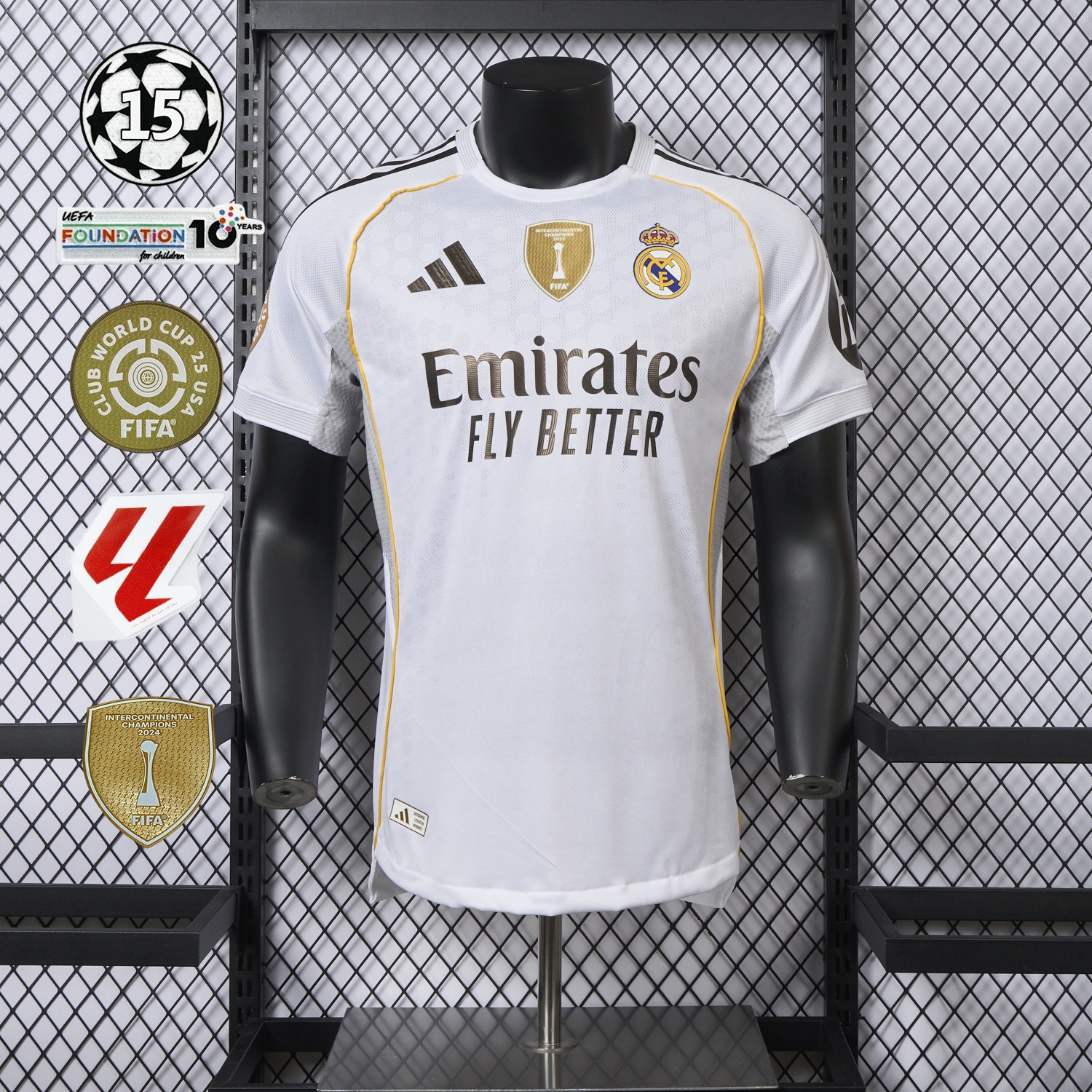 Real Madrid 25-26 Home White Jersey - Player Version - ReplicasJersey