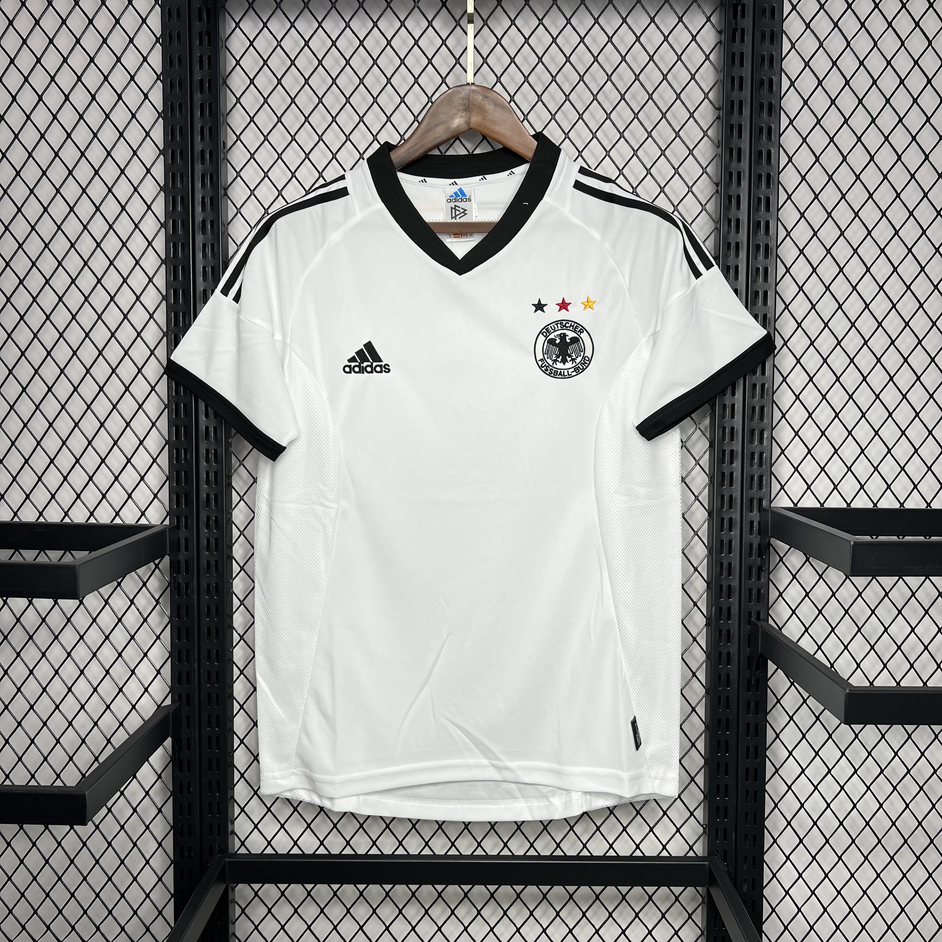 Retro Germany 2002 Home Stadium Jersey - ReplicasJersey