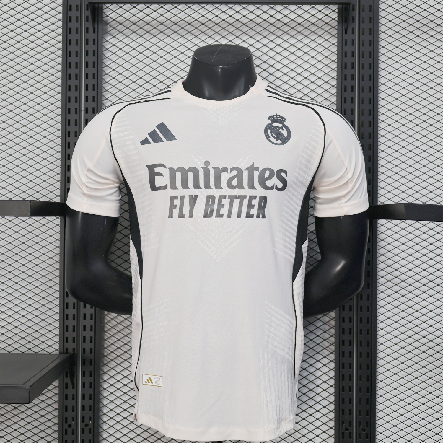 Real Madrid 25-26 Beige Training Jersey - Player Version - ReplicasJersey