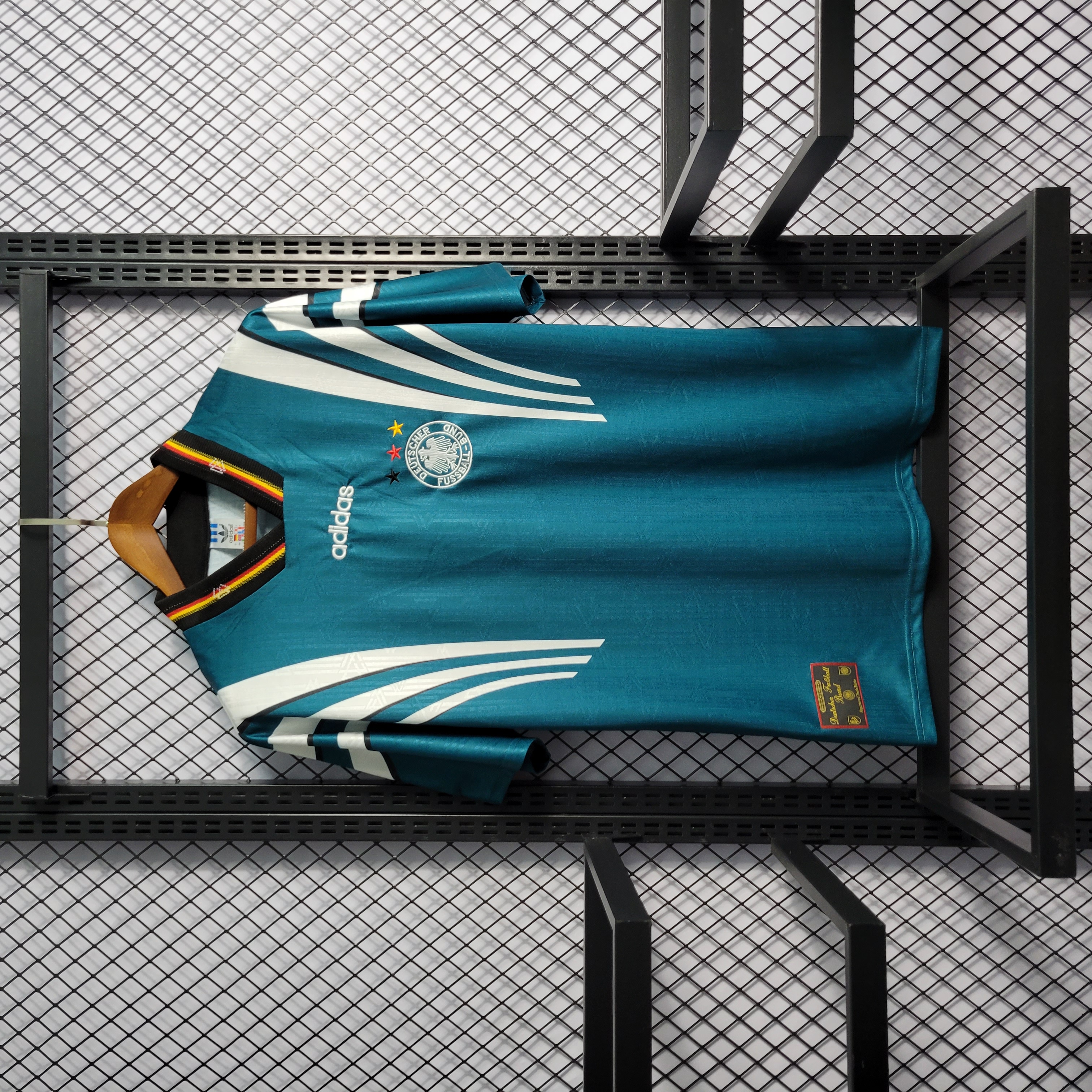 Retro Germany 1996 Away Stadium Jersey - ReplicasJersey