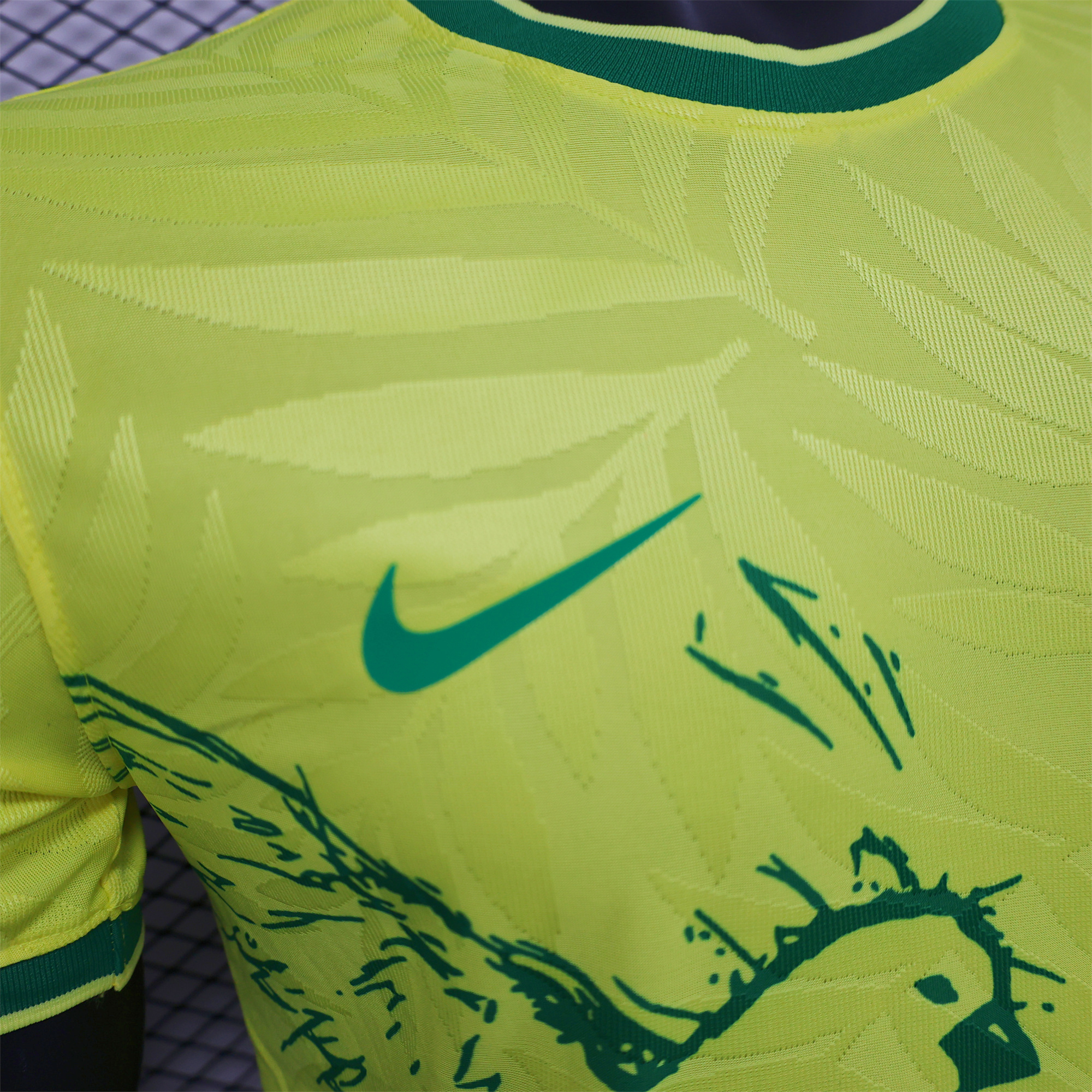 Brazil 2024 Yellow Dove Special Edition Jersey - Player Version - ReplicasJersey