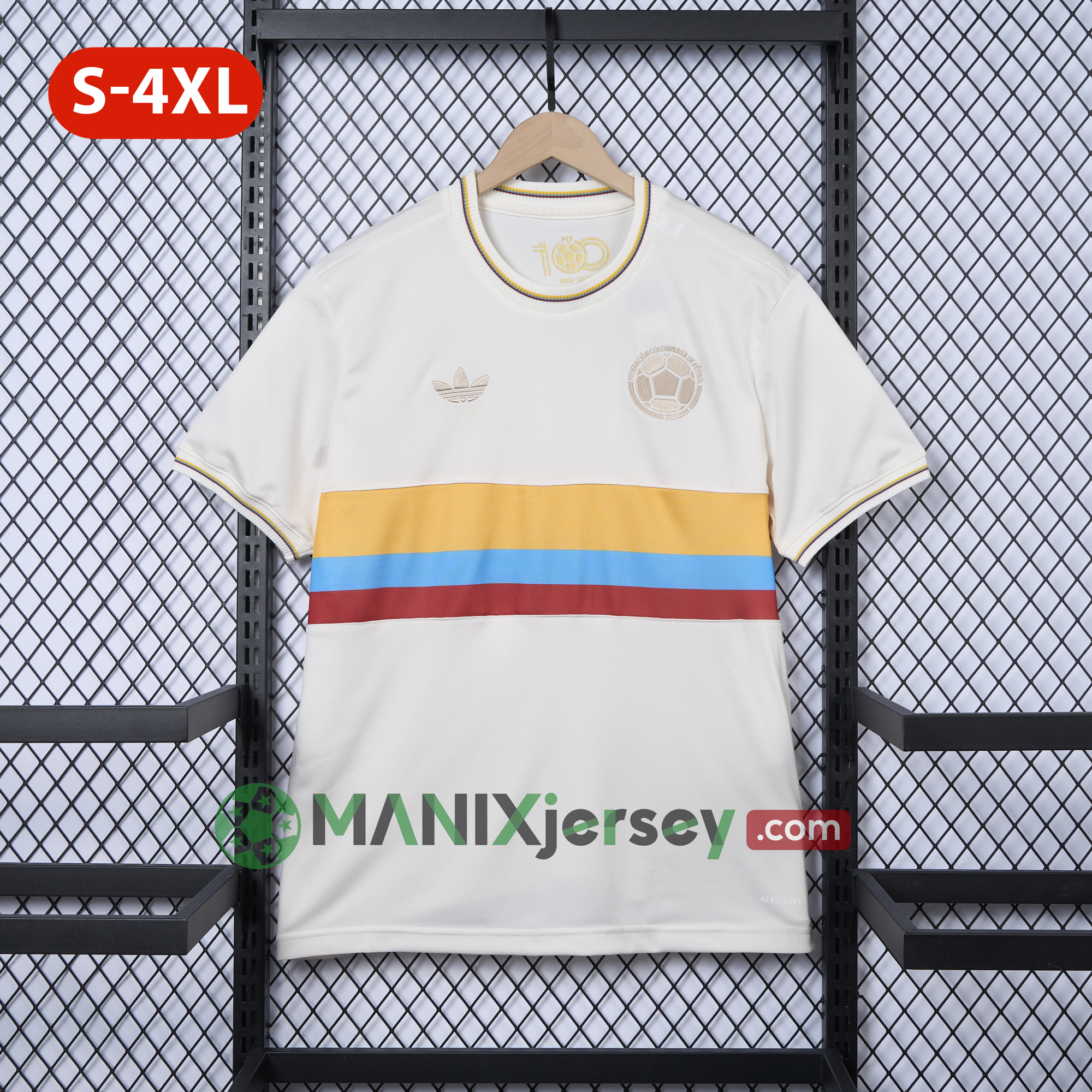 Colombia 2024 100th Anniversary Jersey - Fans Version - ReplicasJersey