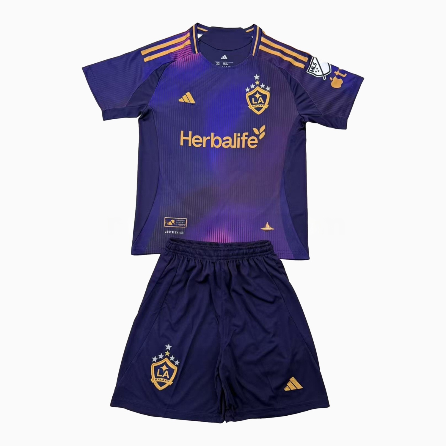 LA Galaxy 2025 Away Men's Adult Jersey Set - Fans Version - ReplicasJersey