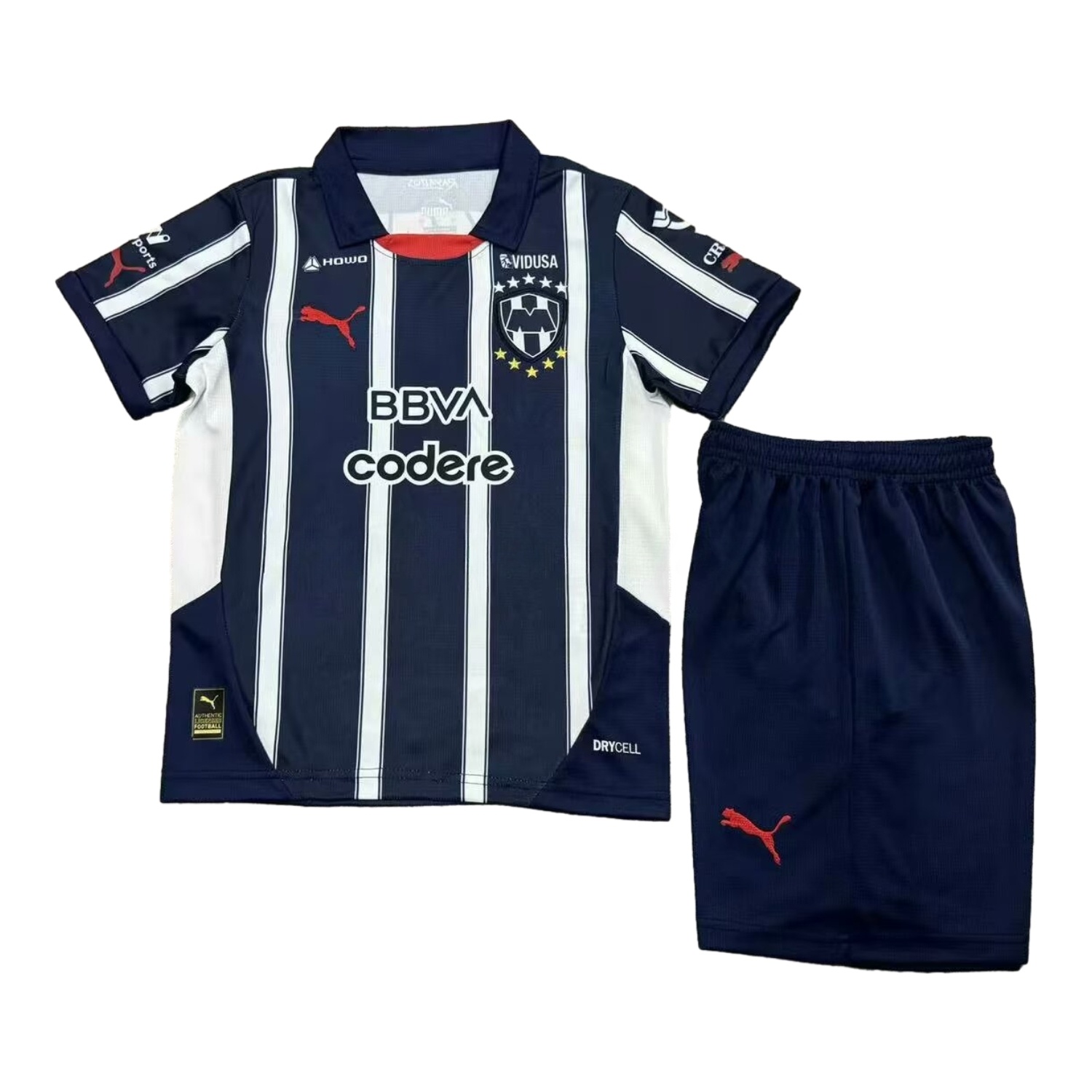 Rayados Monterrey 24-25 Home Kids Kit - ReplicasJersey