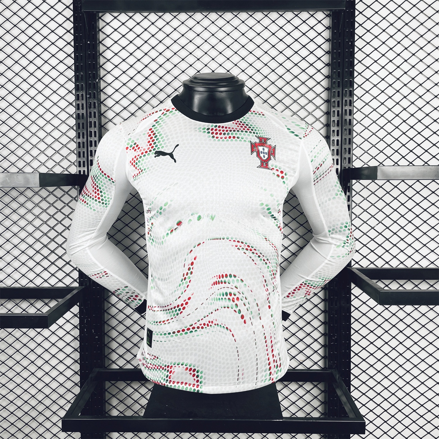 Portugal 2025-26 Away Long Sleeve Jersey - Player Version - ReplicasJersey