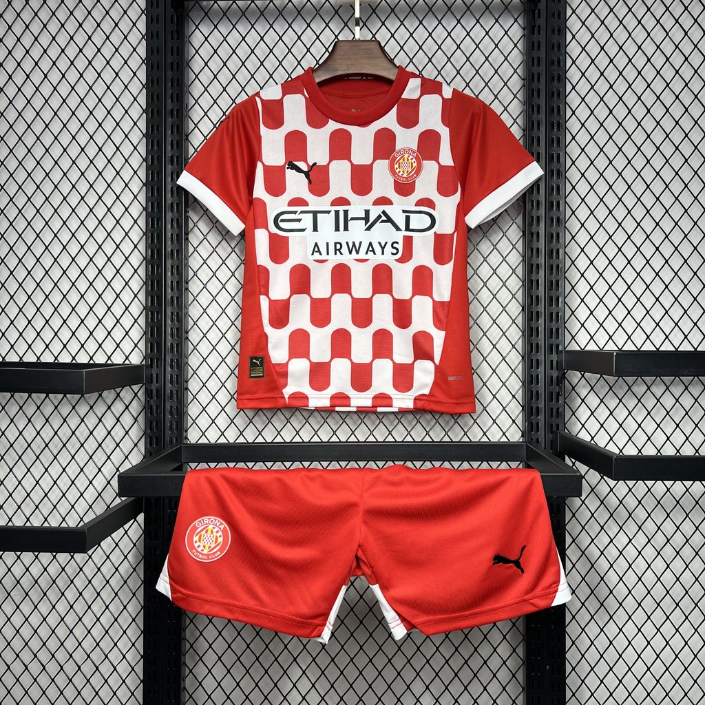 Girona 24-25 Home Stadium Kids Kit - ReplicasJersey