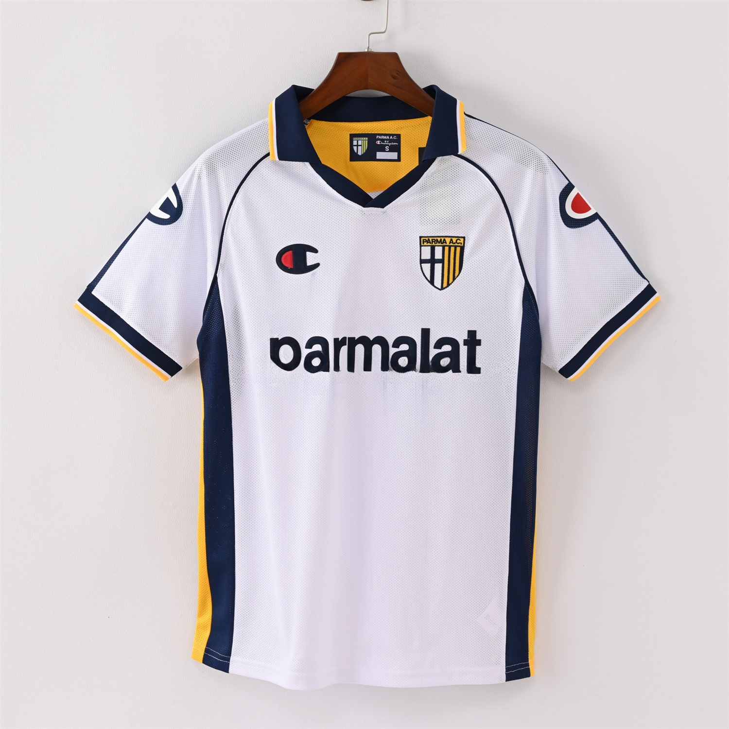 Retro Parma 2003-04 Away Jersey - Fans Version - ReplicasJersey