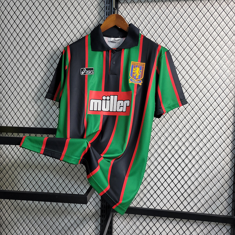 Retro Aston Villa 1993-95 Away Jersey - ReplicasJersey