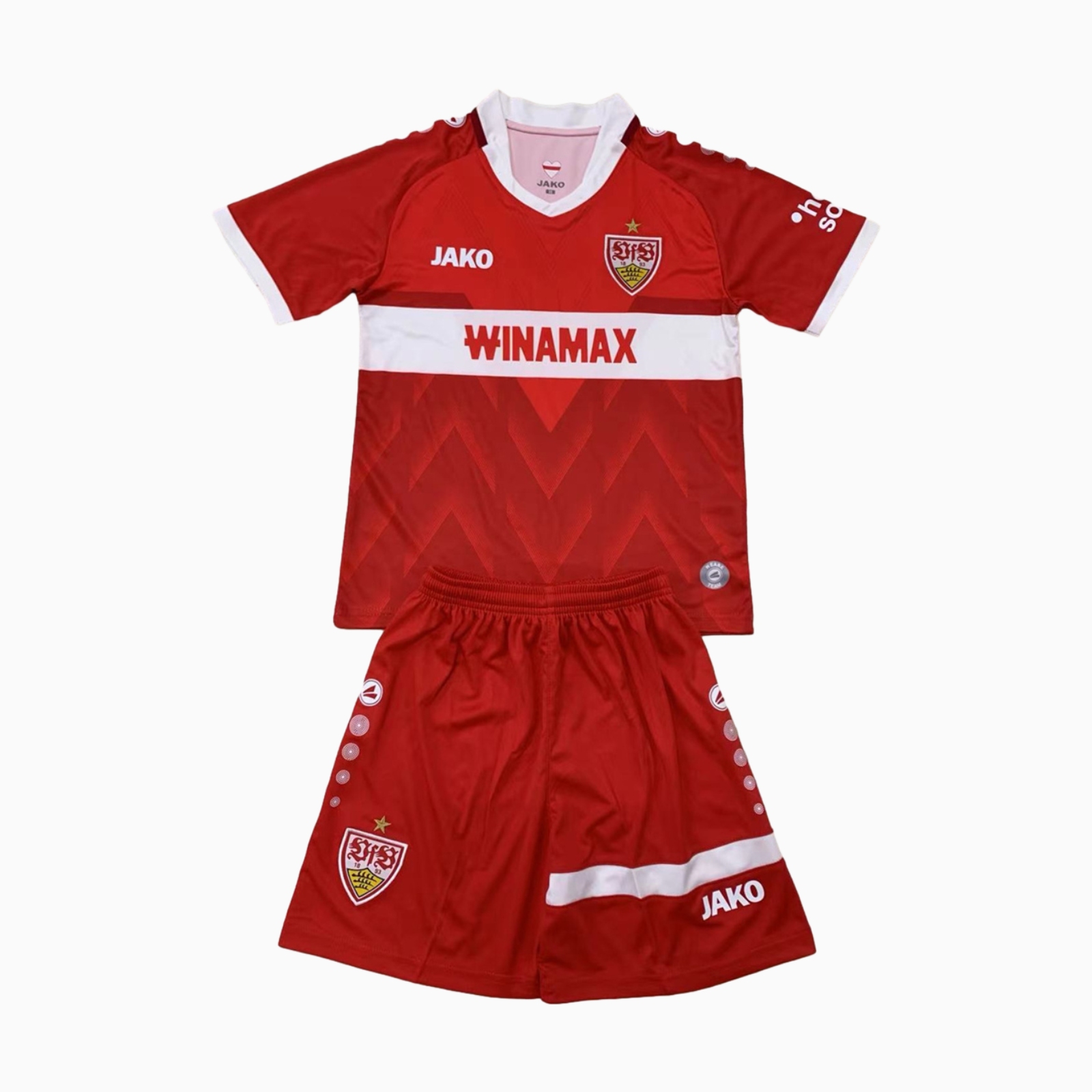 VfB Stuttgart 24-25 Away Men's Adult Jersey Set - Fans Version - ReplicasJersey