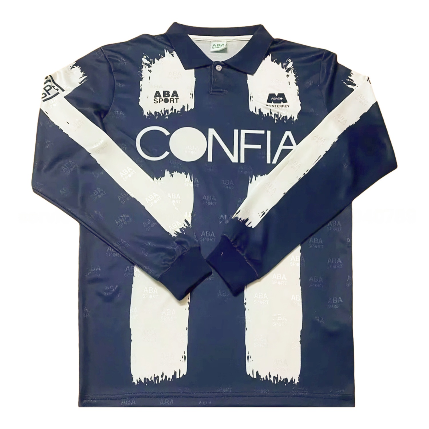 Retro Rayados Monterrey 1995-96 Away Long Sleeves Jersey - ReplicasJersey