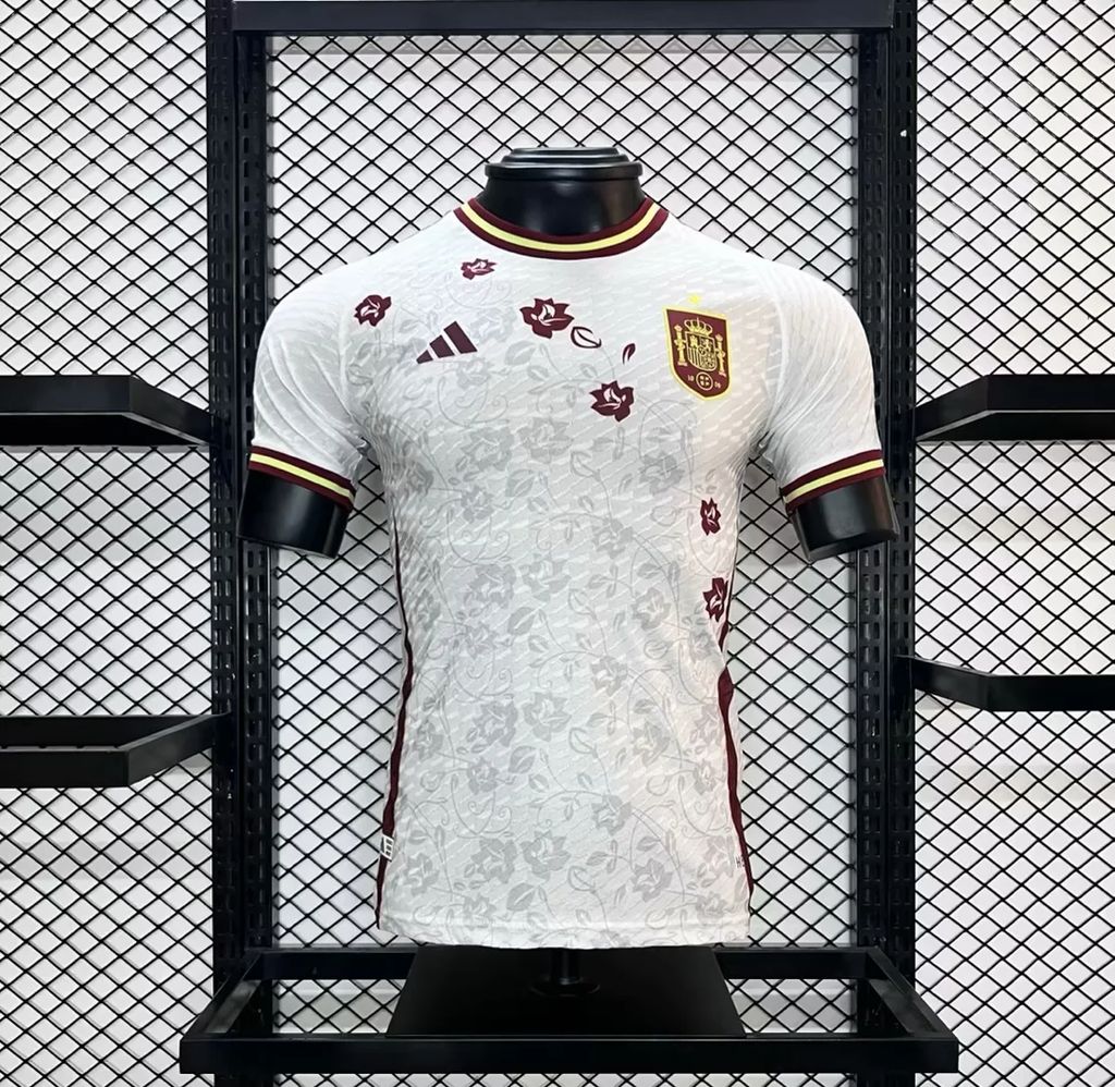Spain 2024 White Special Edition Jersey - Player Version - ReplicasJersey