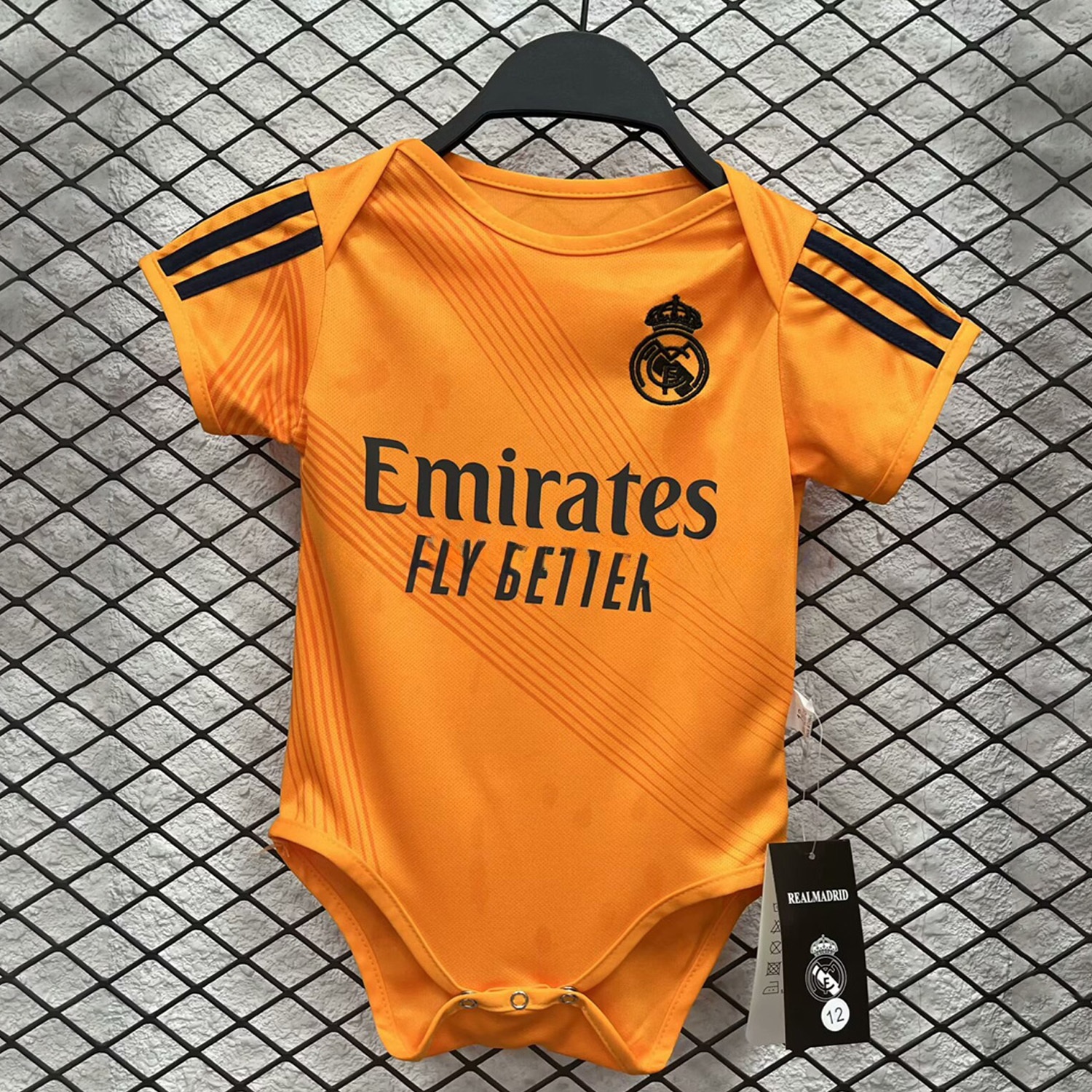 Real Madrid 24-25 Away Baby Crawling Suit - ReplicasJersey