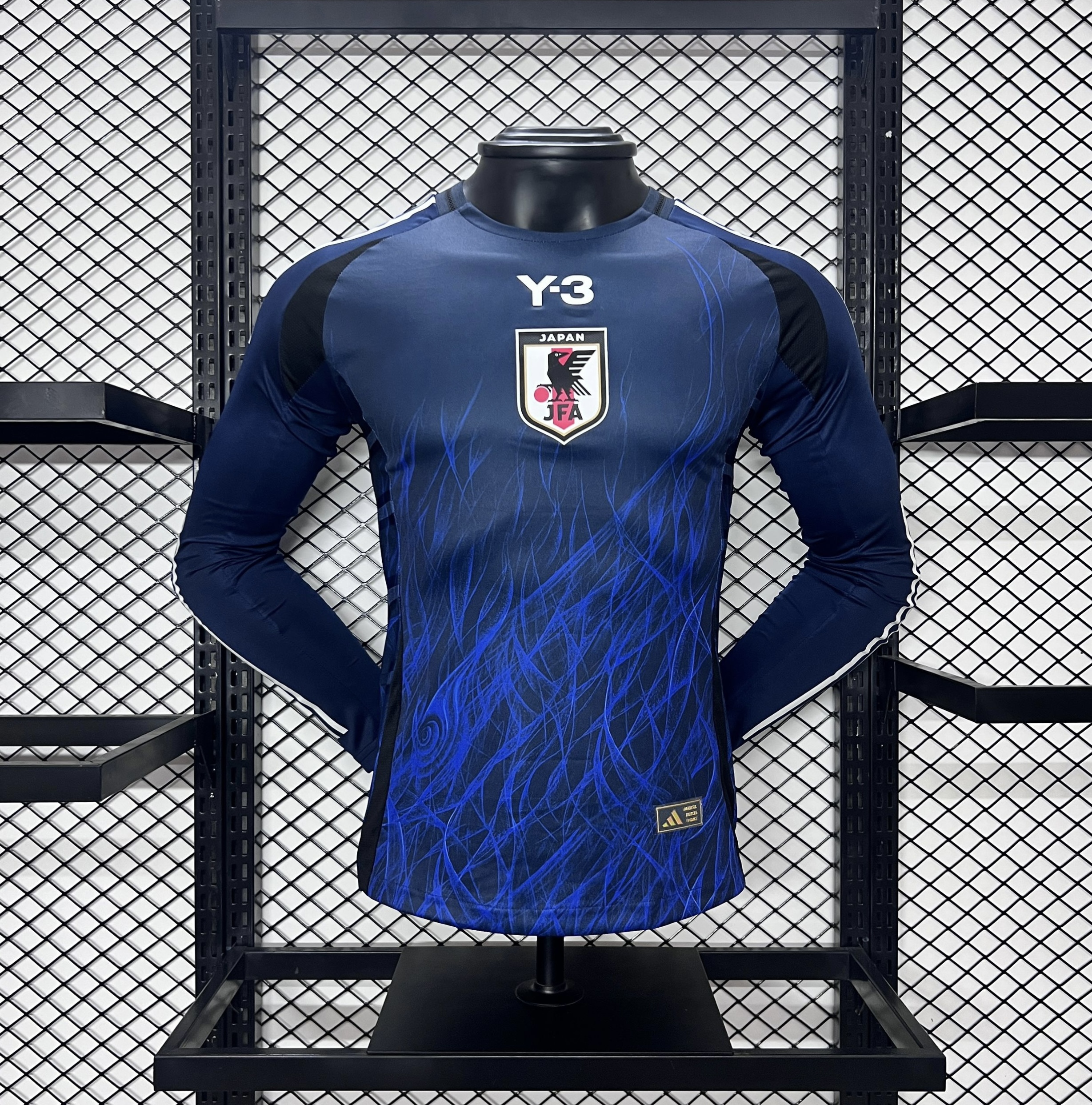 Japan 2024 Y3 Home Stadium Long Sleeve Jersey - Player Version - ReplicasJersey