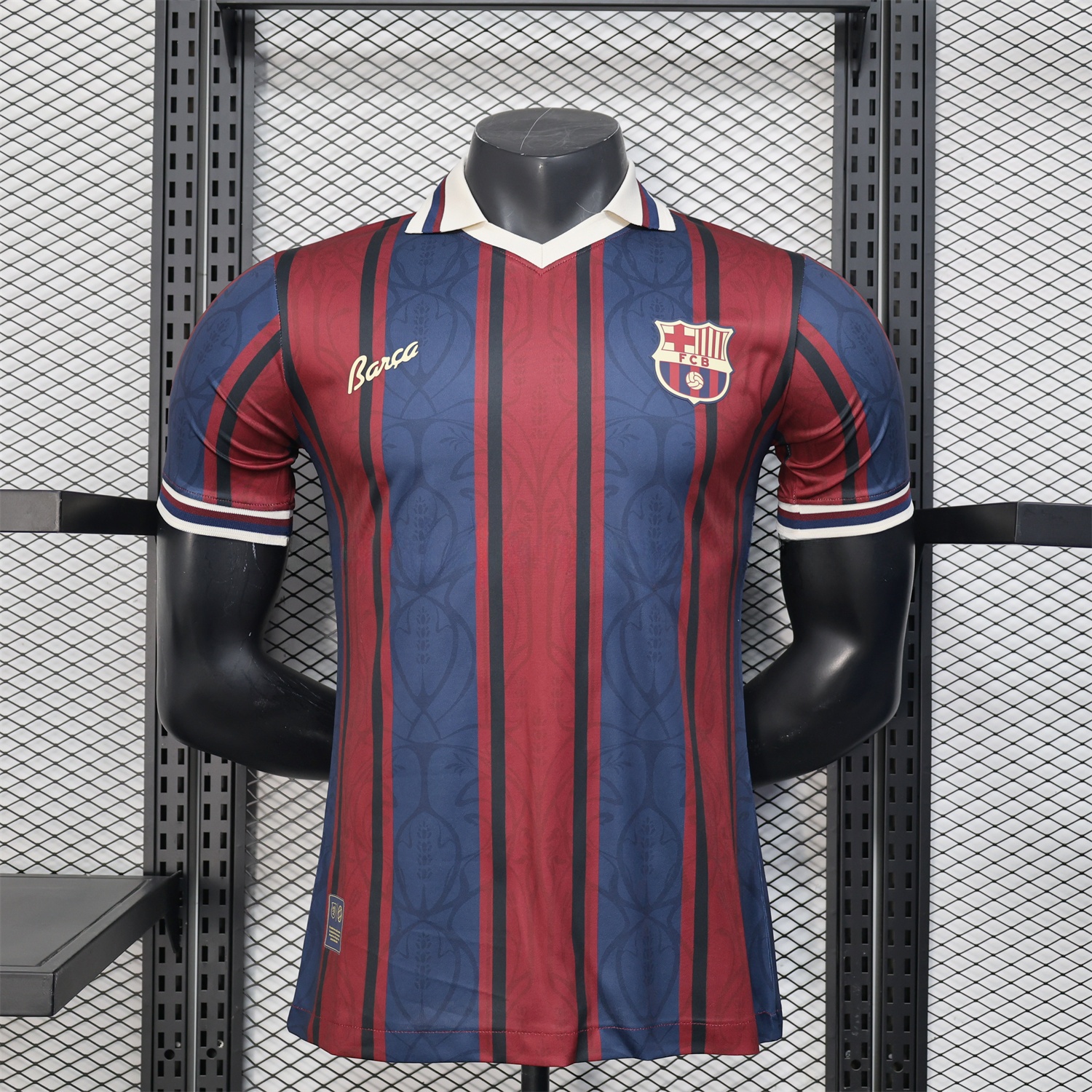 B.A.R.S.A 25-26 125th Anniversary Retro Style Jersey - Player Version - ReplicasJersey