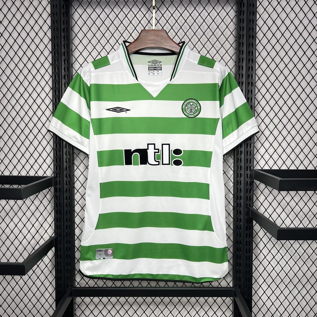 Retro Celtic 2001-03 Home Stadium Jersey - ReplicasJersey